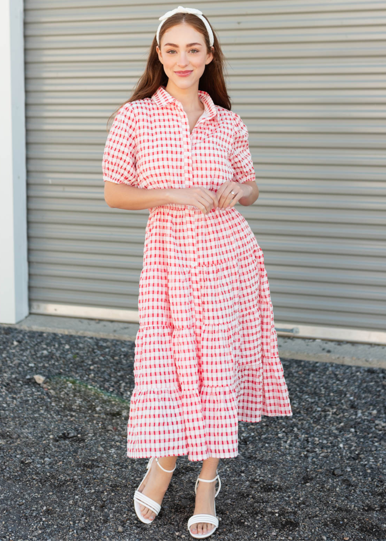 Lucy Cherry Plaid Dress