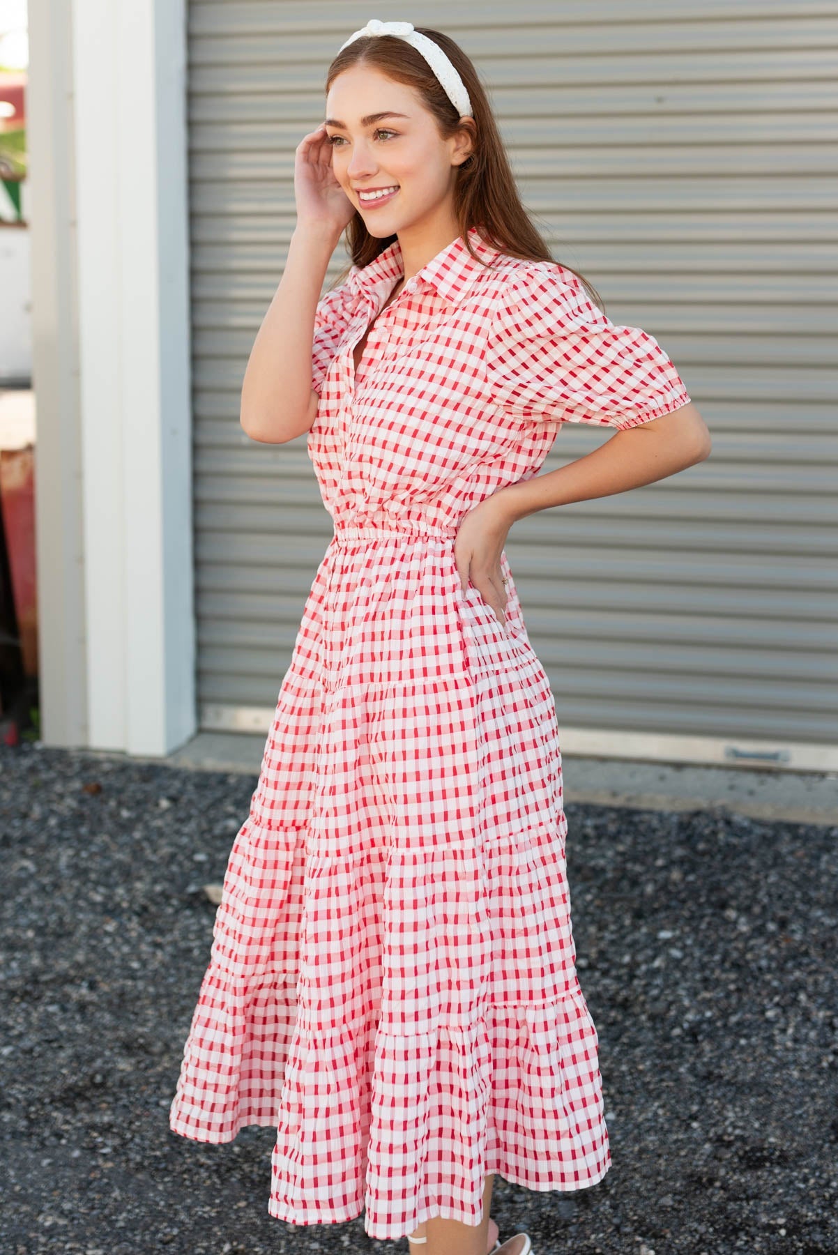Lucy Cherry Plaid Dress