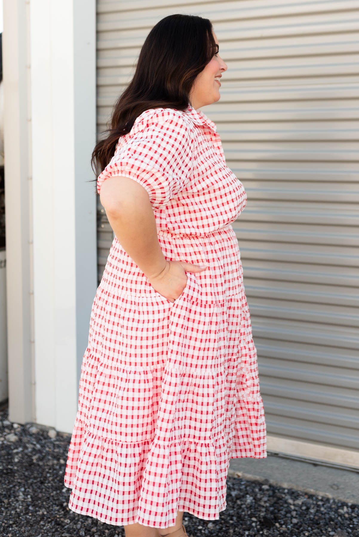 Lucy Cherry Plaid Dress
