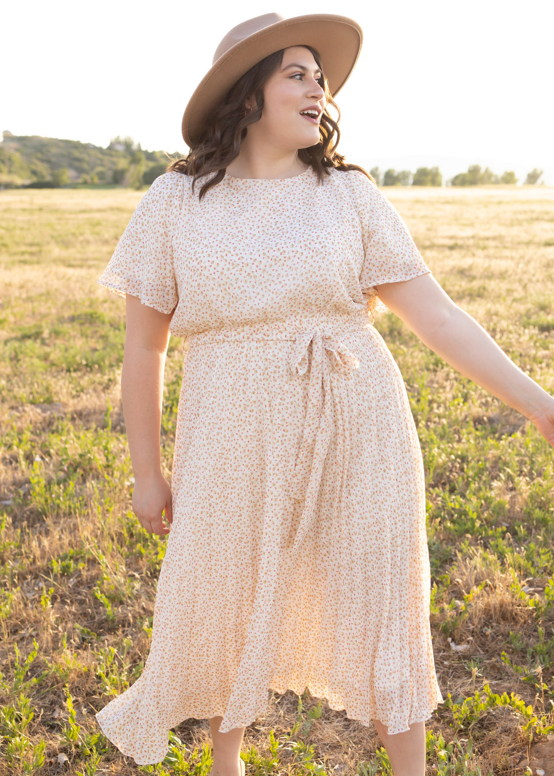 Lyanna Ivory Floral Dress