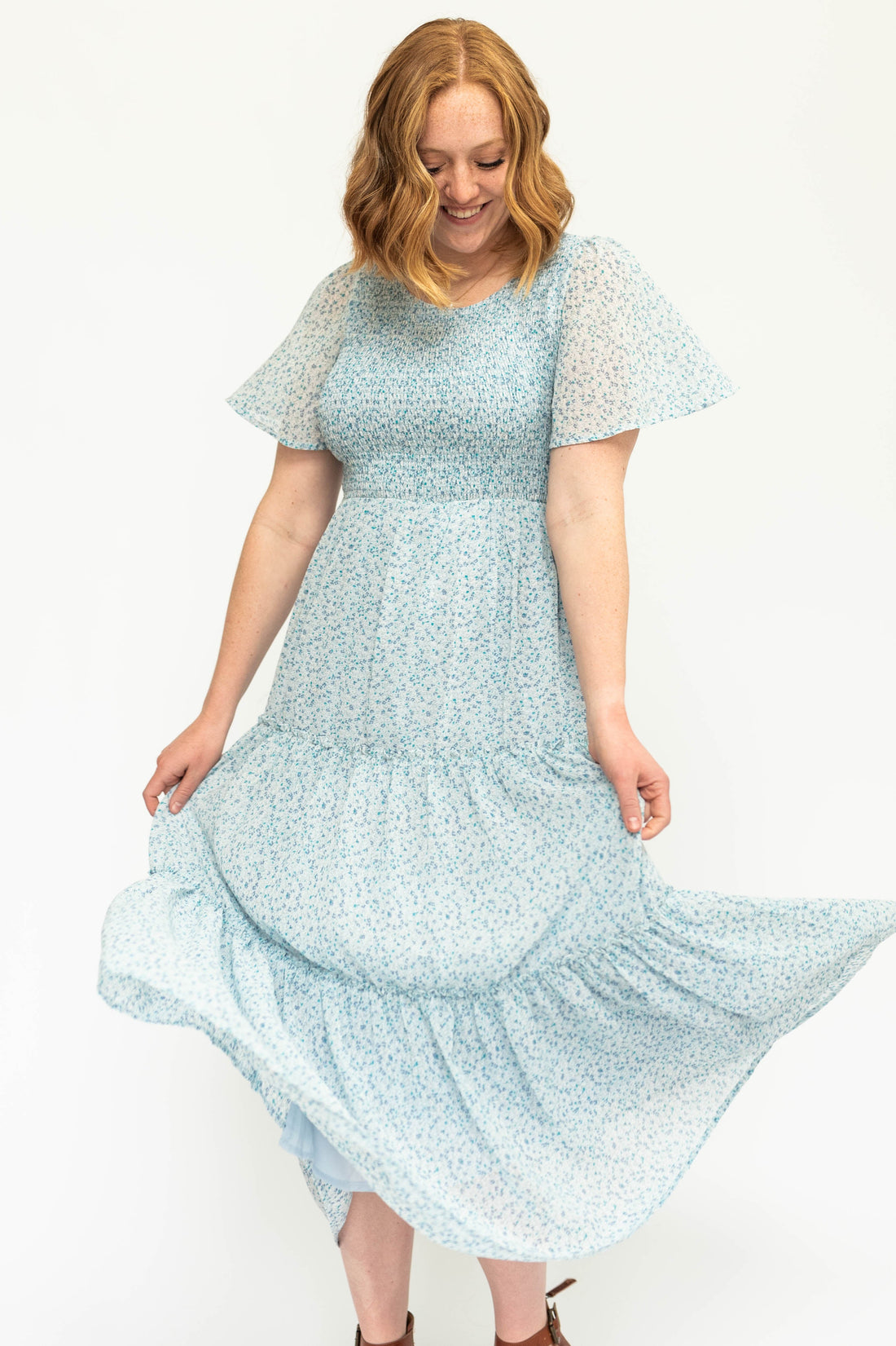 Lynn Blue Iris Dress