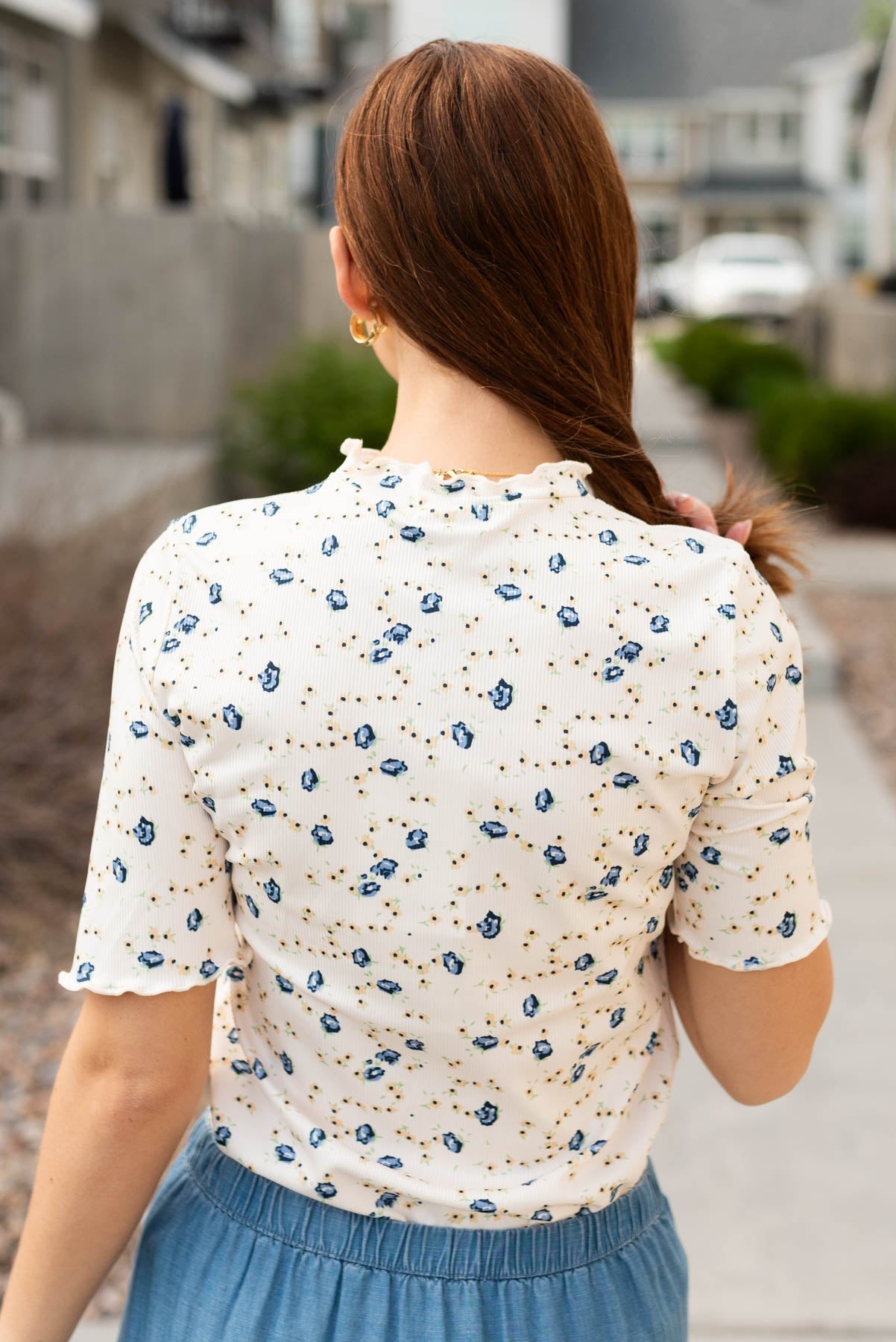 Lynsey Cream Floral Top
