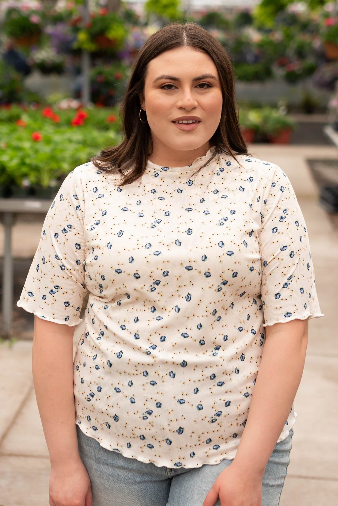 Lynsey Cream Floral Top