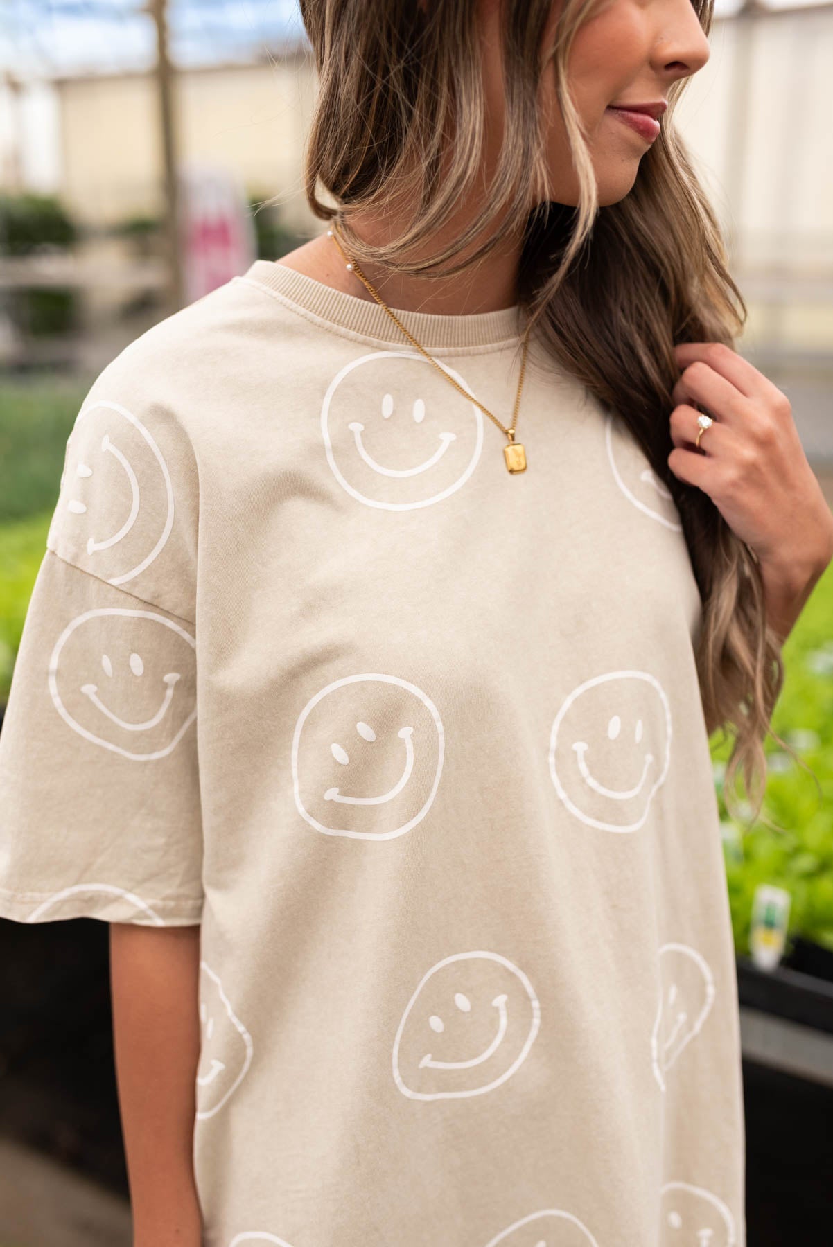 Lynzie Khaki Tunic Dress