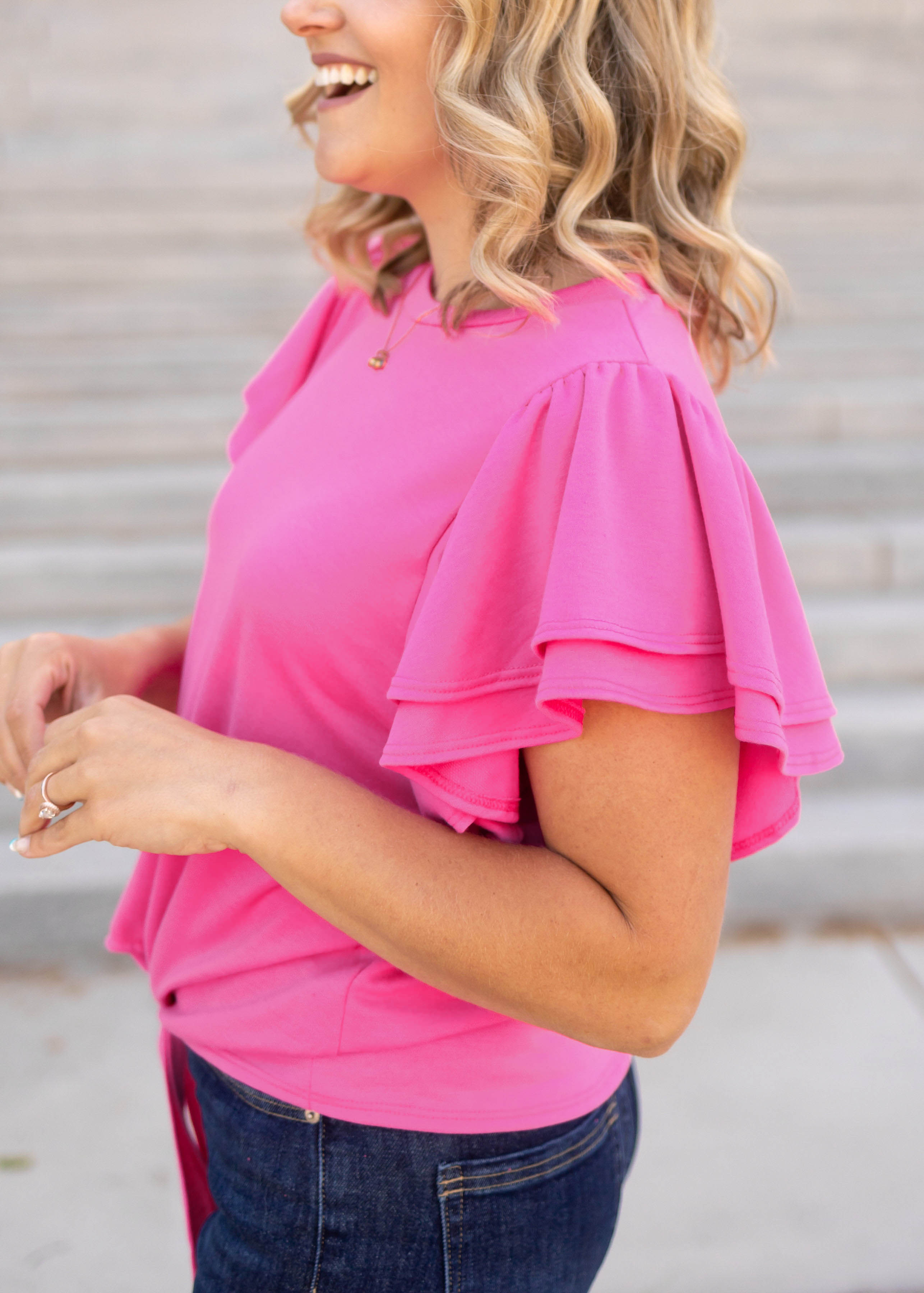 Odelia Fuchsia Top