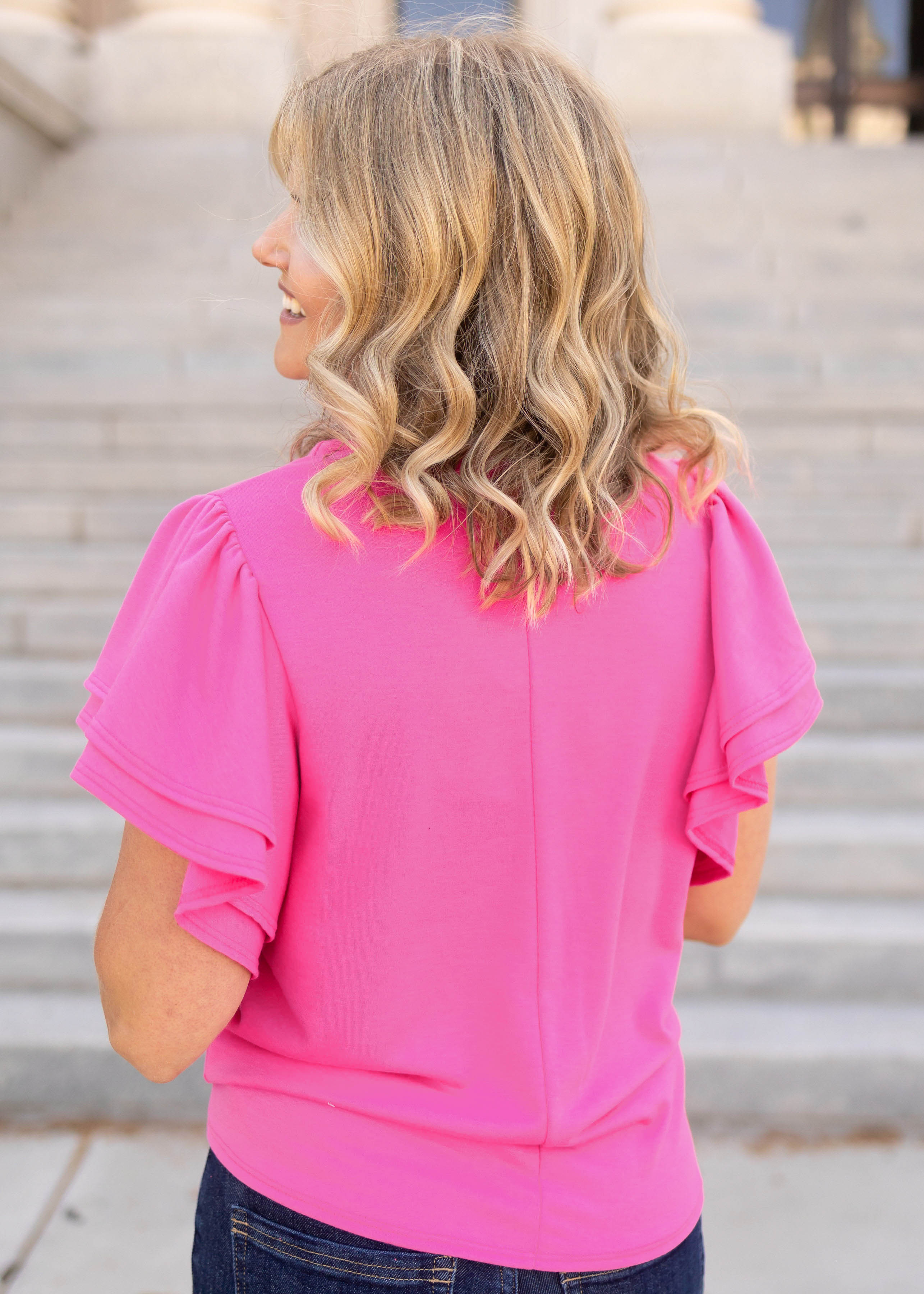 Odelia Fuchsia Top