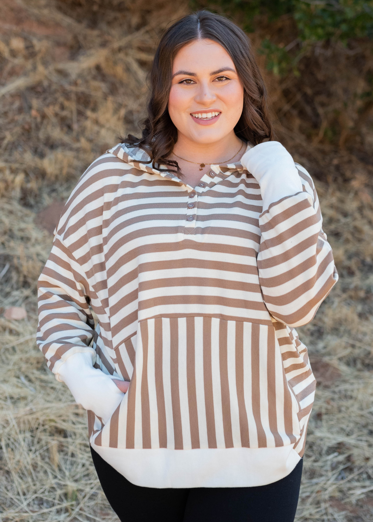 Mackie Brown Stripe Pullover