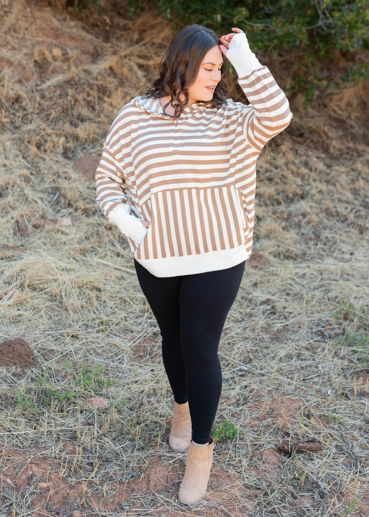 Mackie Brown Stripe Pullover