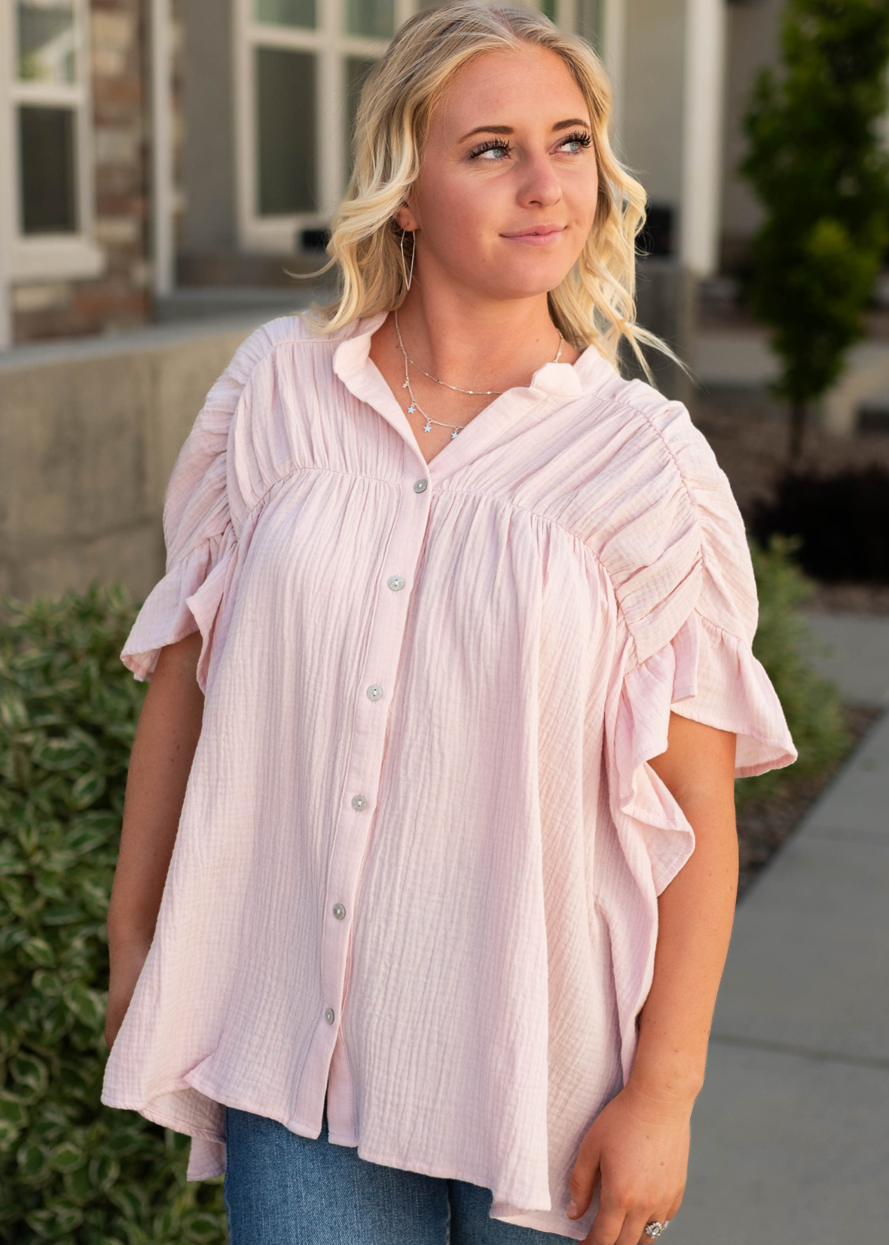 Maddie Blush Top