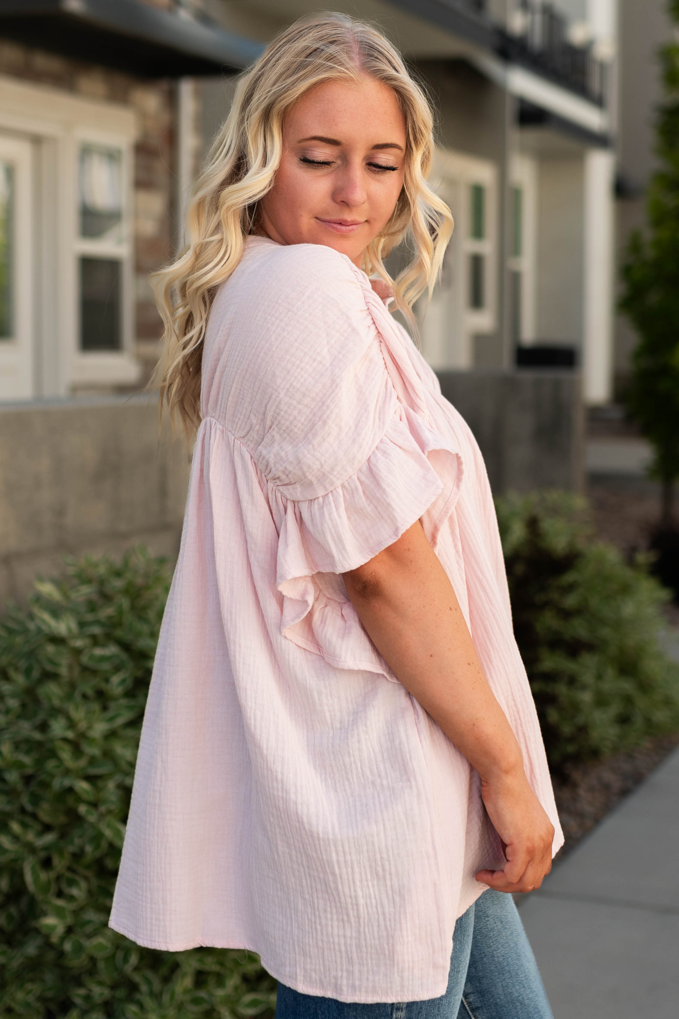 Maddie Blush Top