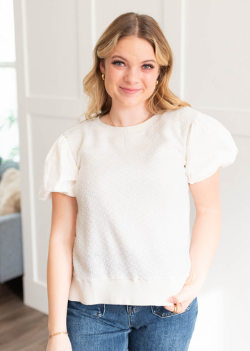 Maelynn Off White Blouse