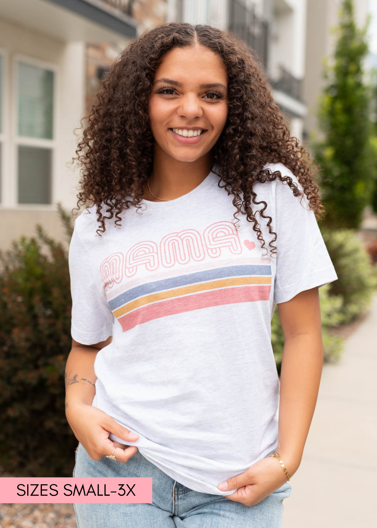 Mama Ash Grey Tee