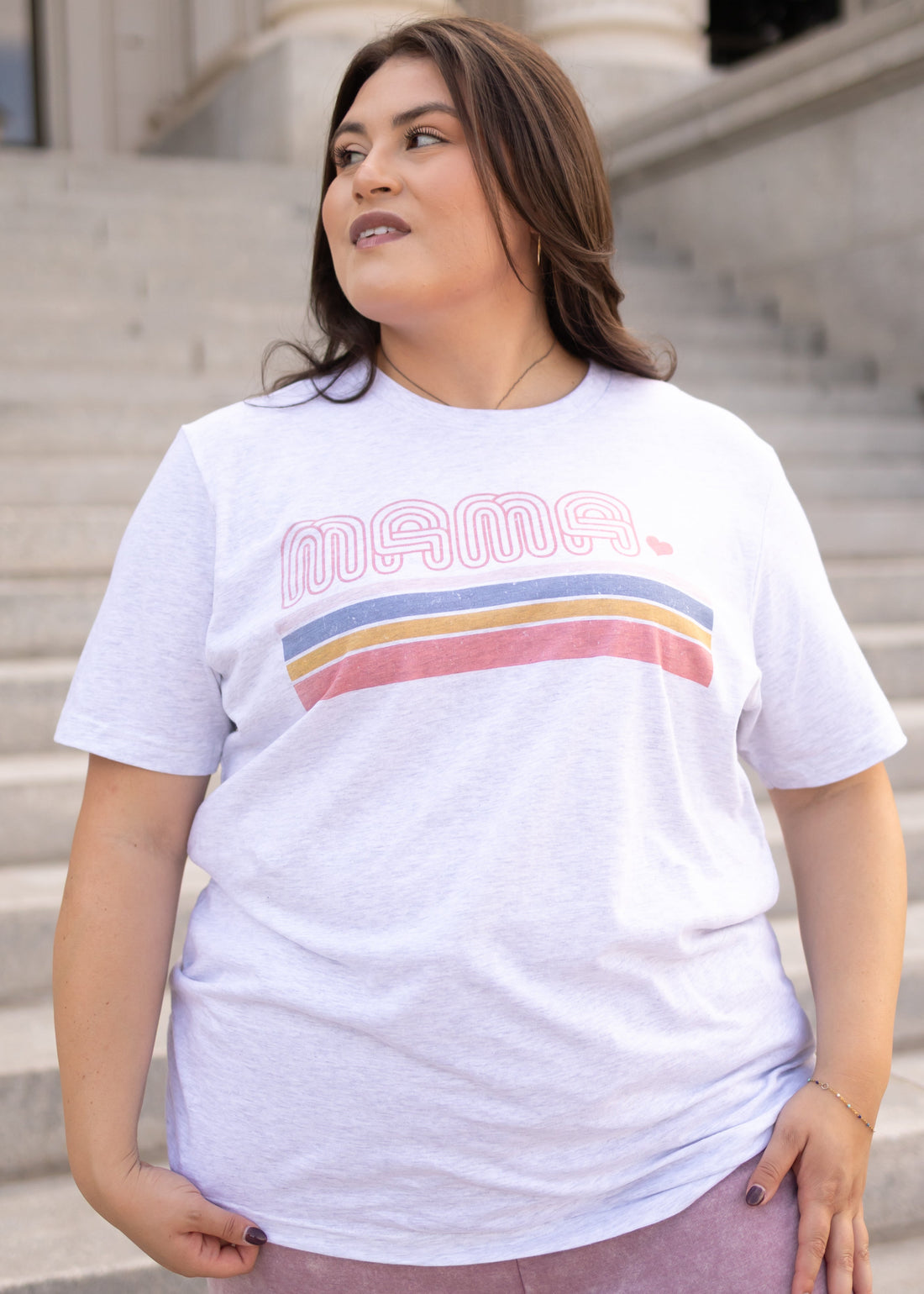 Mama Ash Grey Tee
