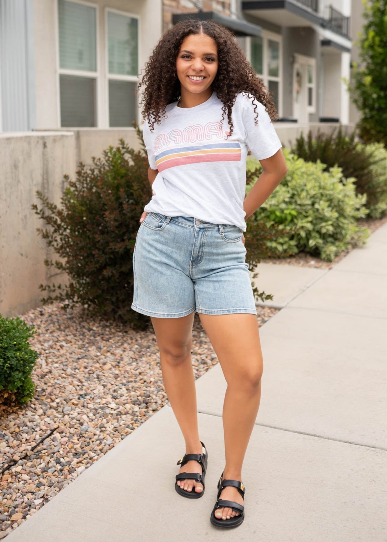 Mama Ash Grey Tee