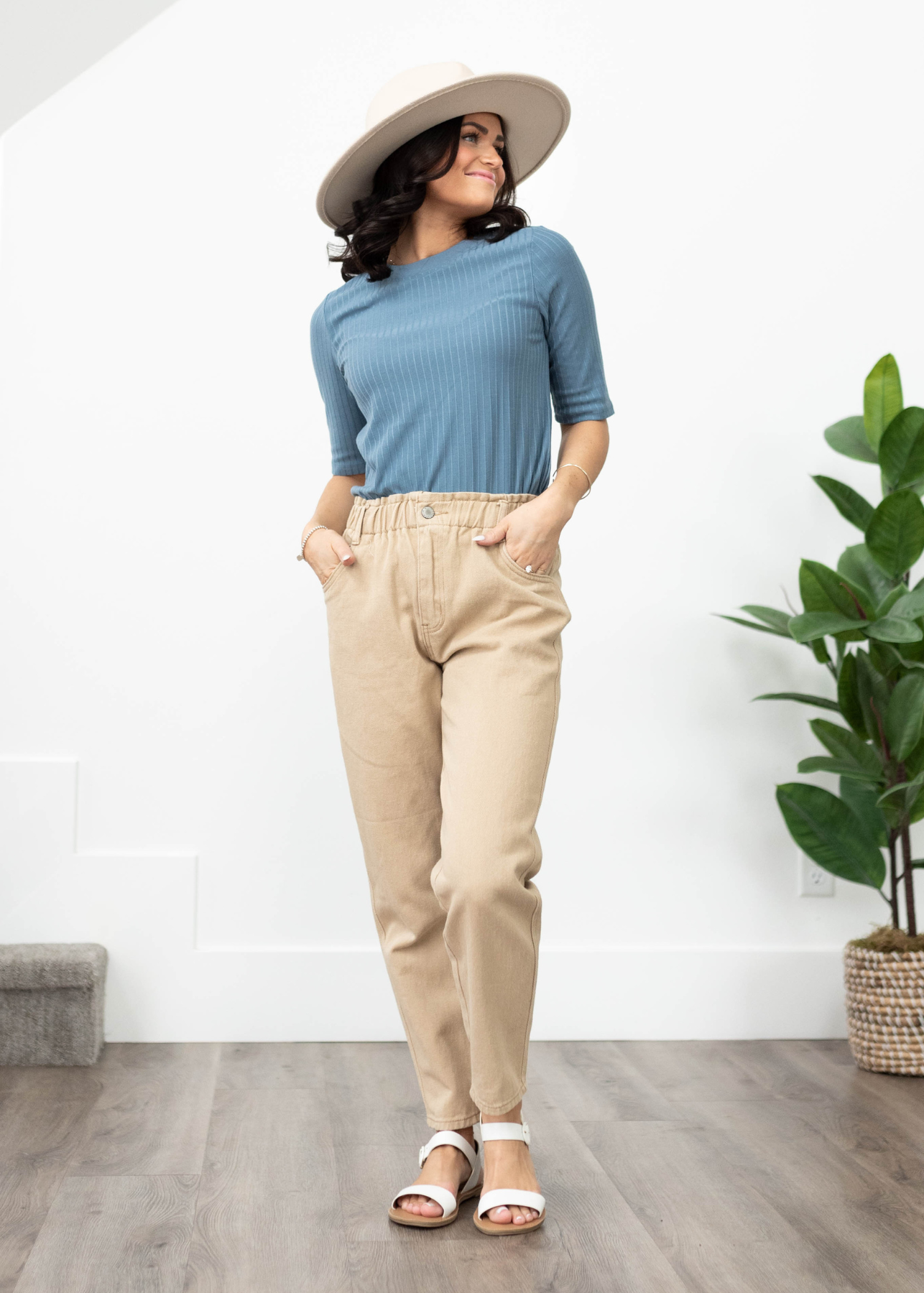 Marceline Khaki Pants