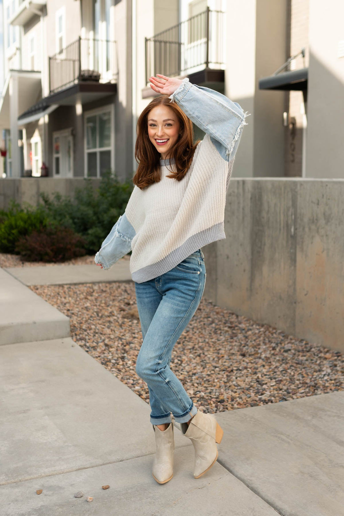Mariana Grey Sweater