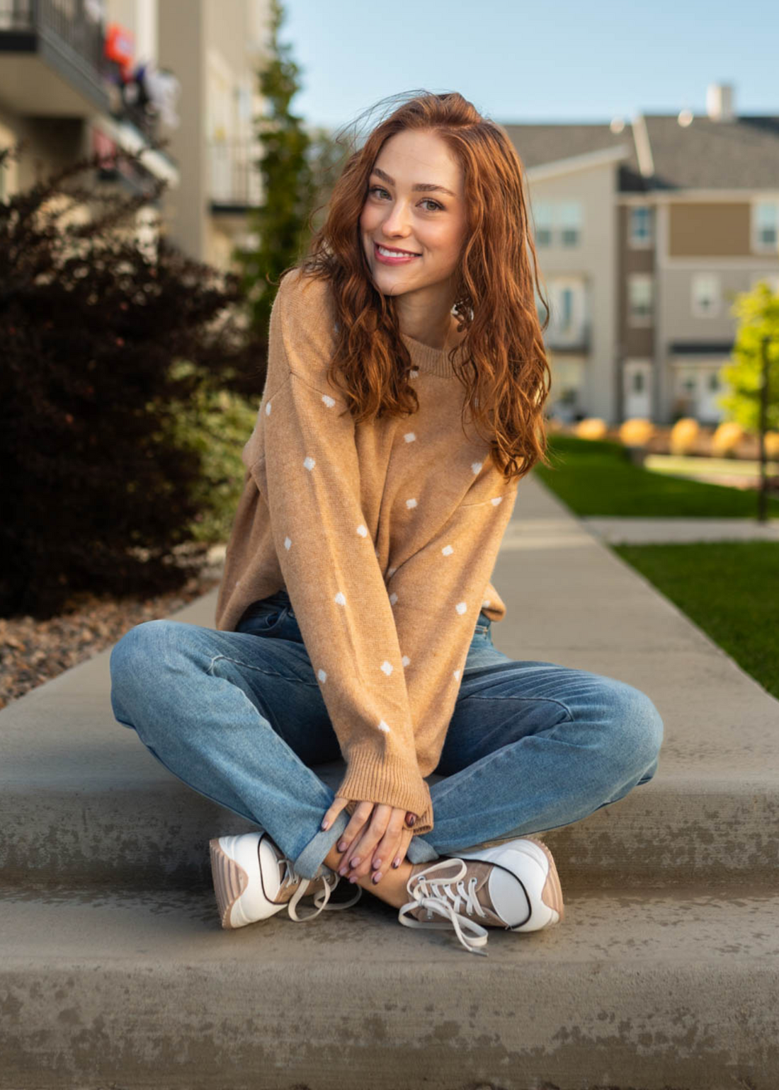 Marie Camel Sweater