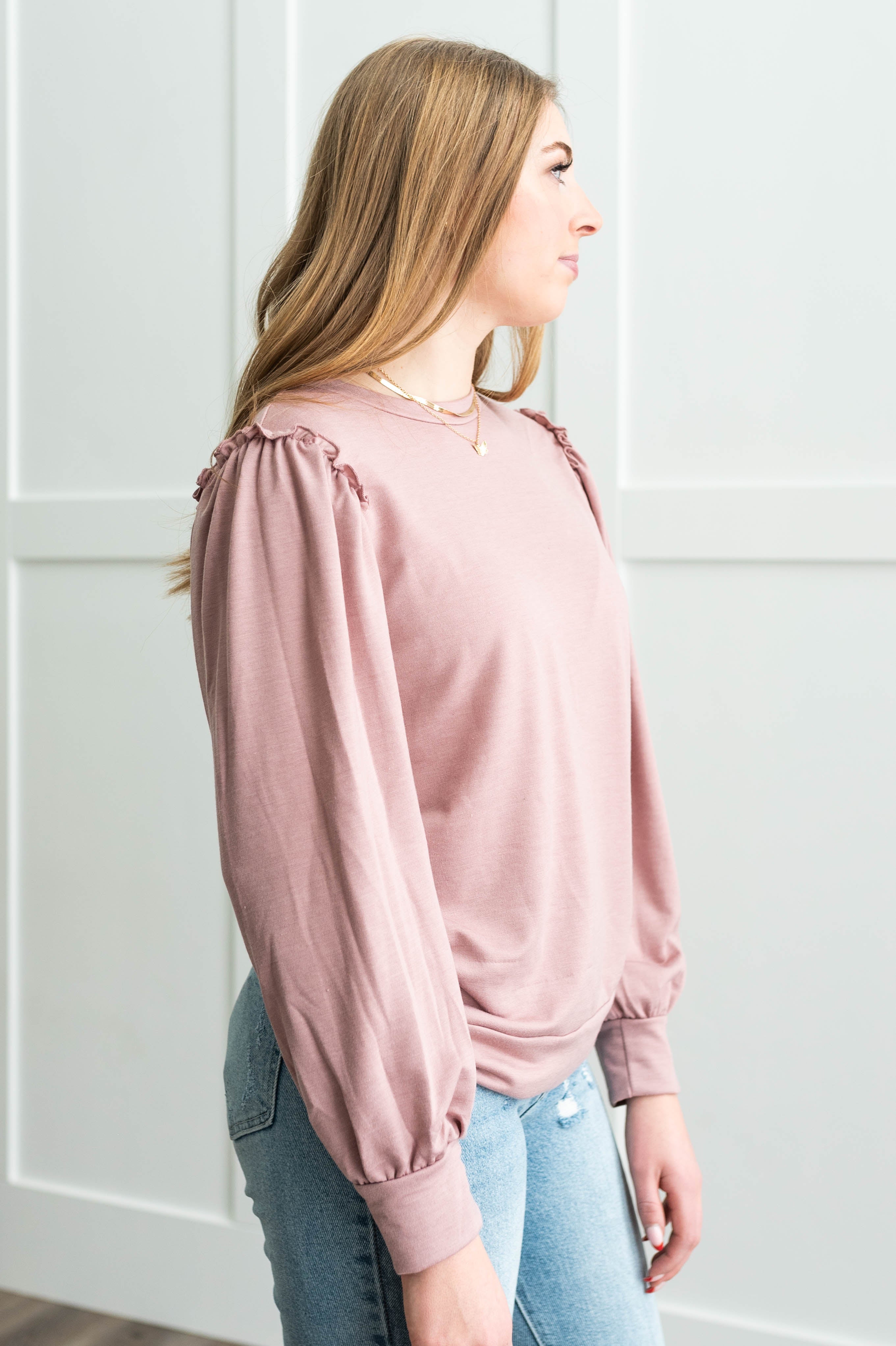 Mariella Mauve Top