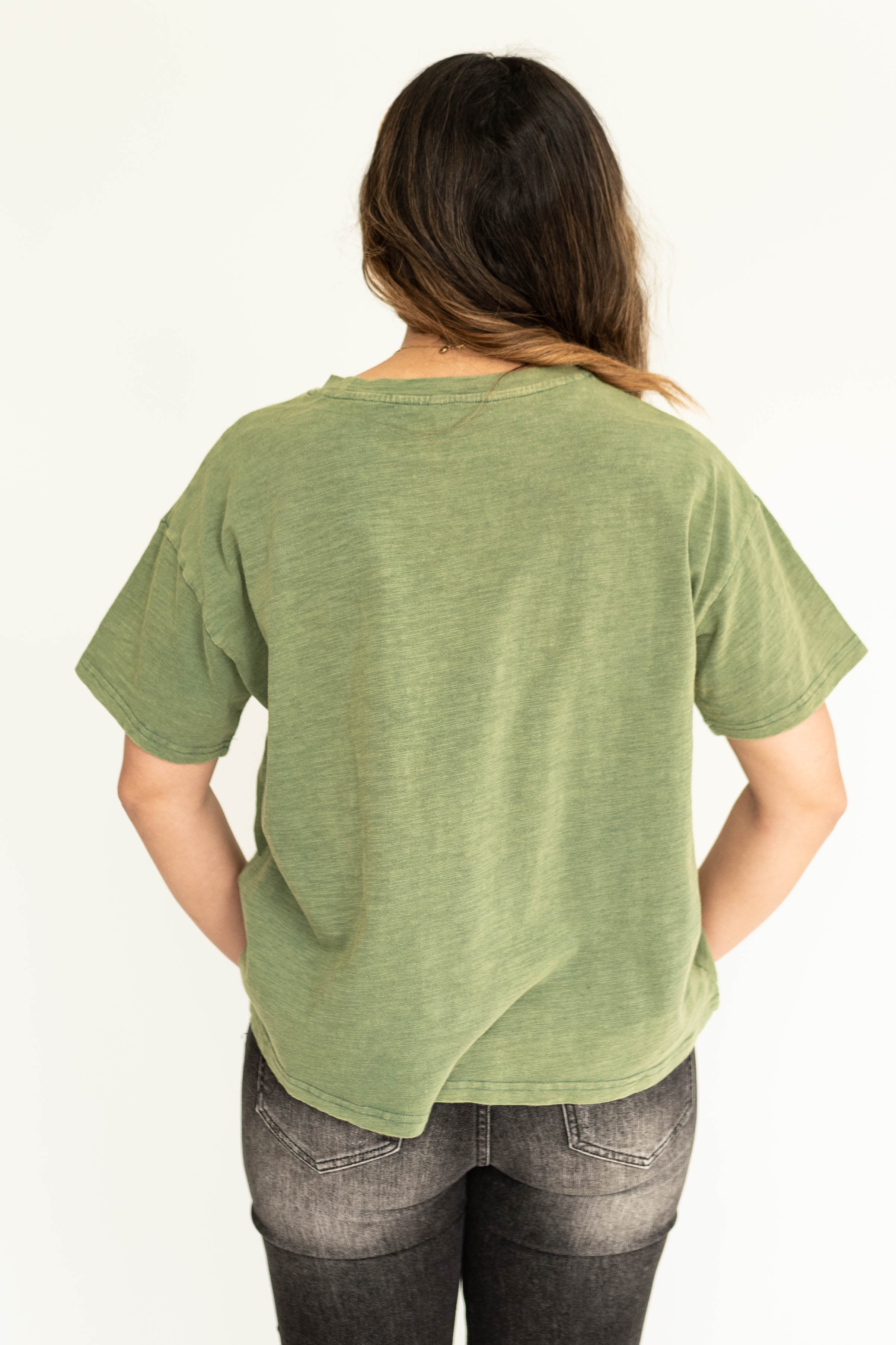 Marissa Deep Sage Top