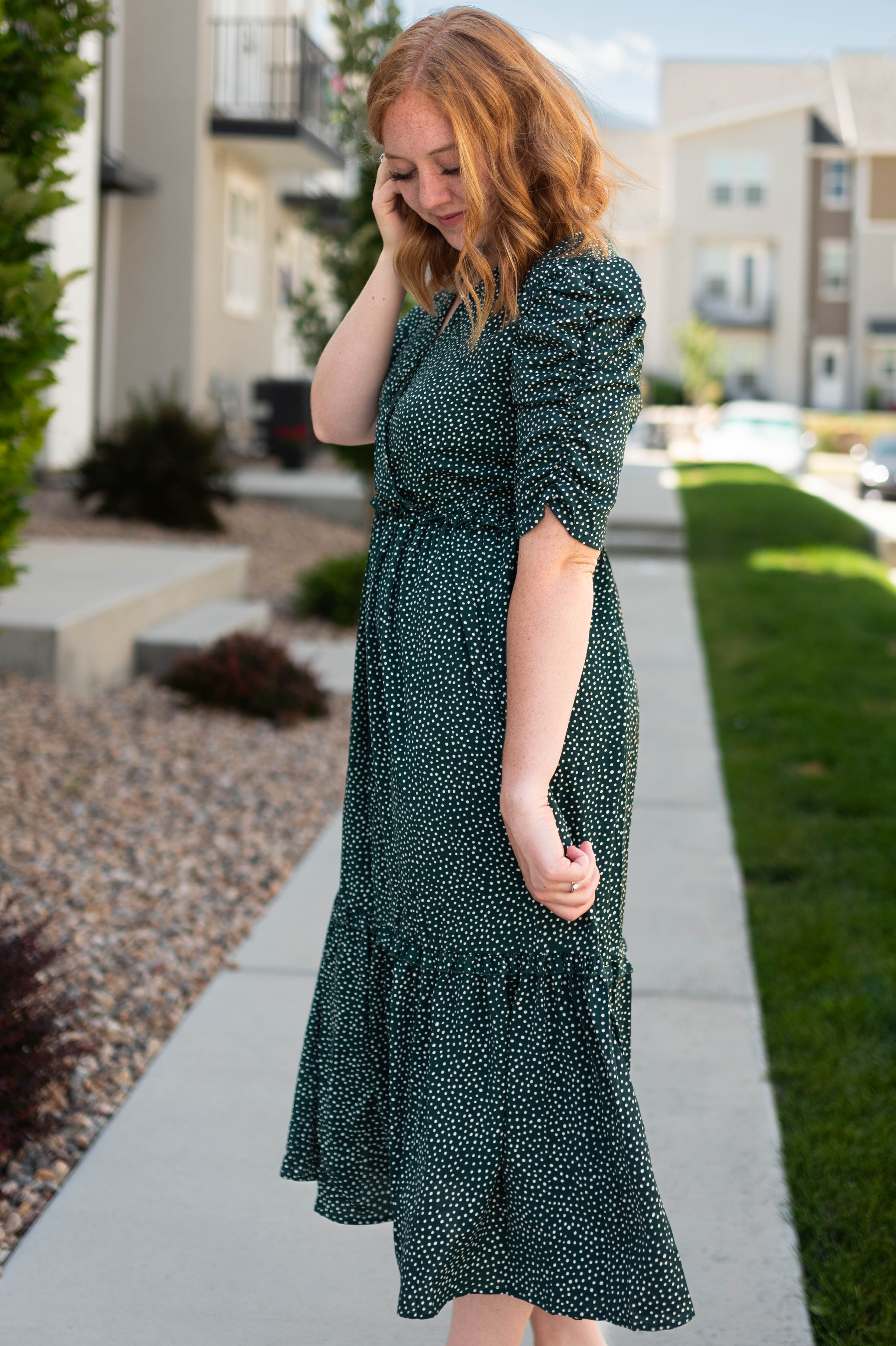 Marlene Hunter Green Dress