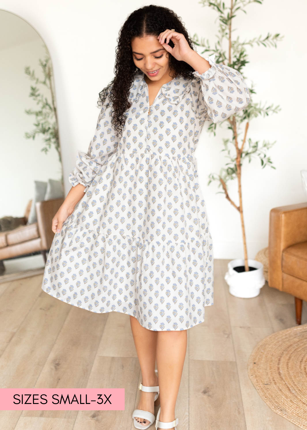 Marley Blue Floral Dress