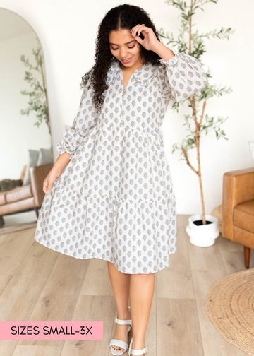 Marley Blue Floral Dress
