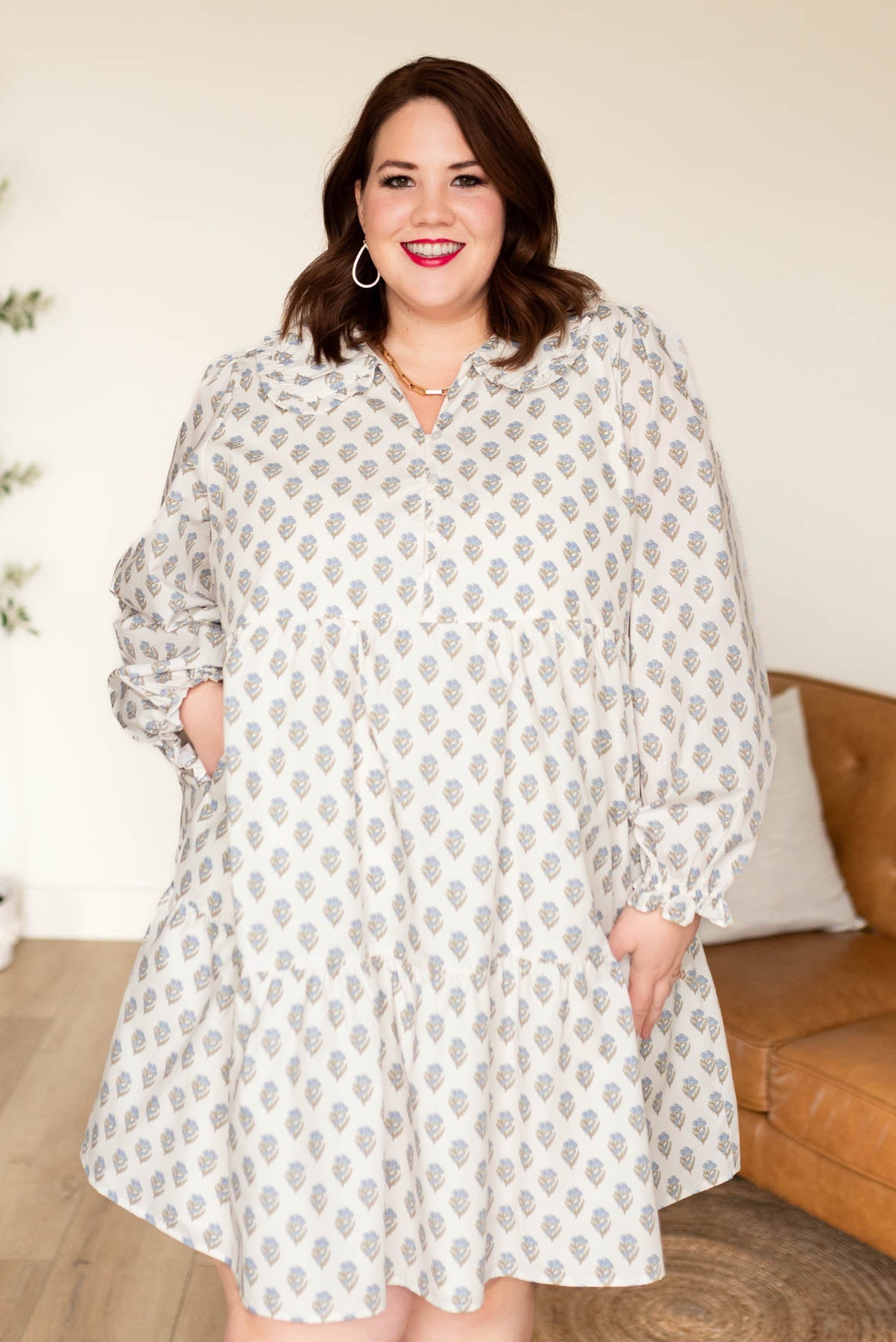 Marley Blue Floral Dress