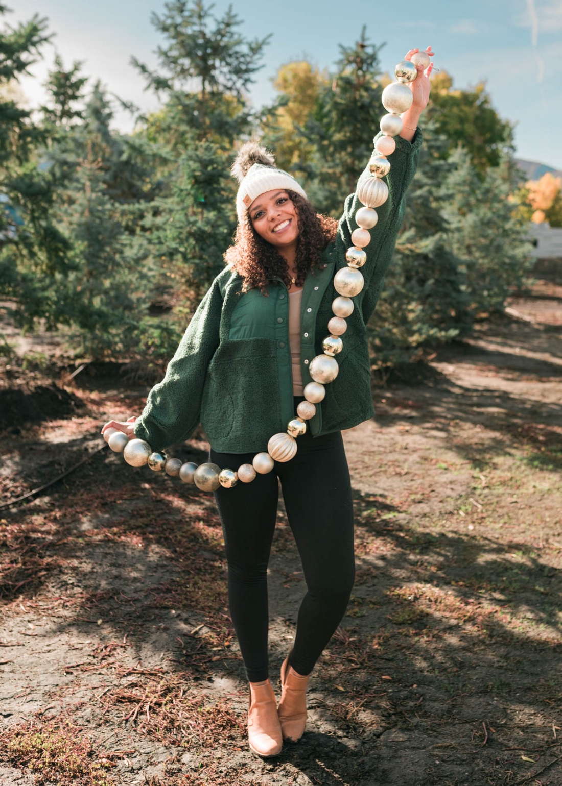 Marline Hunter Green Fleece Jacket