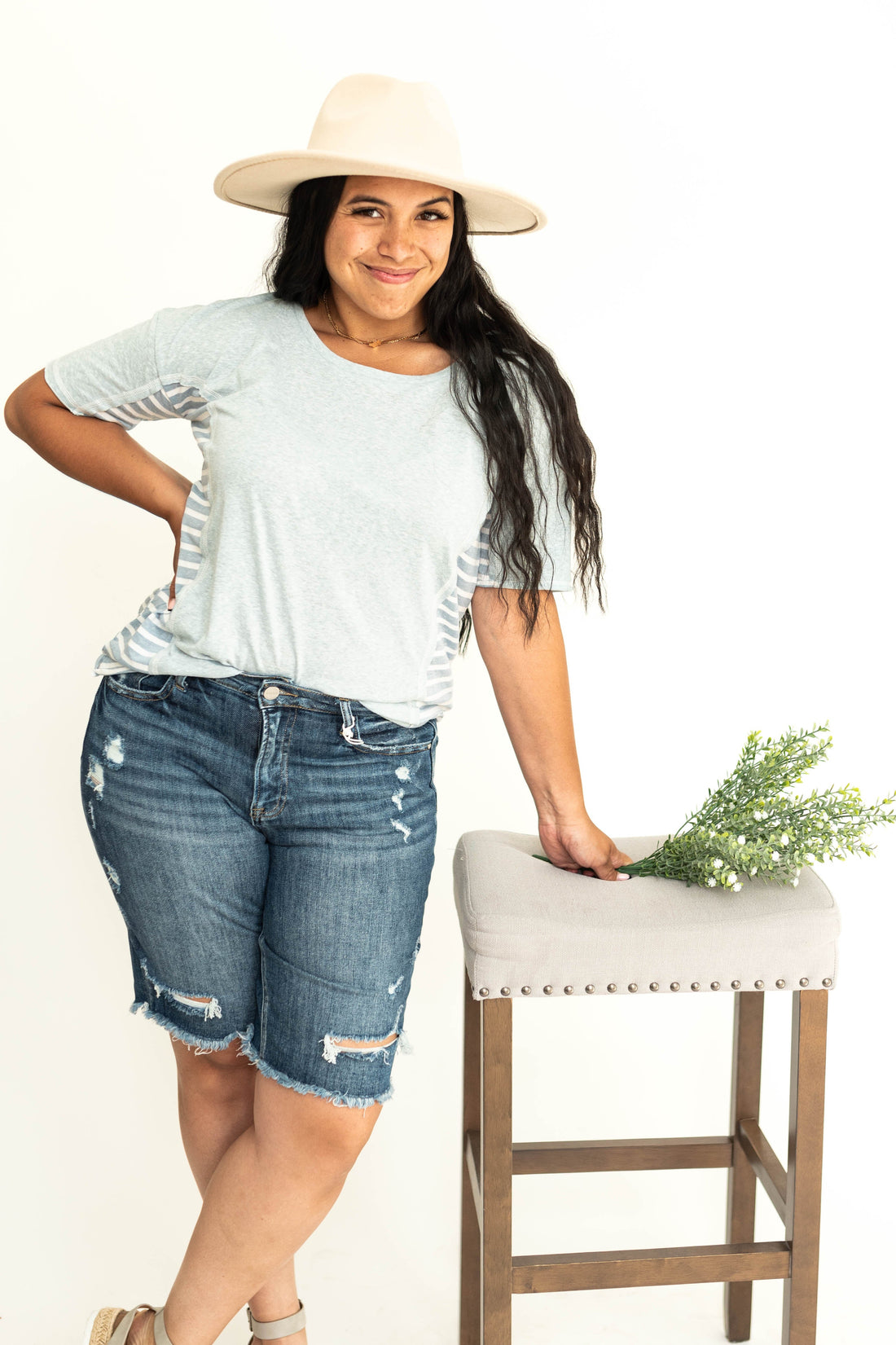 Matilda Soft Blue Top