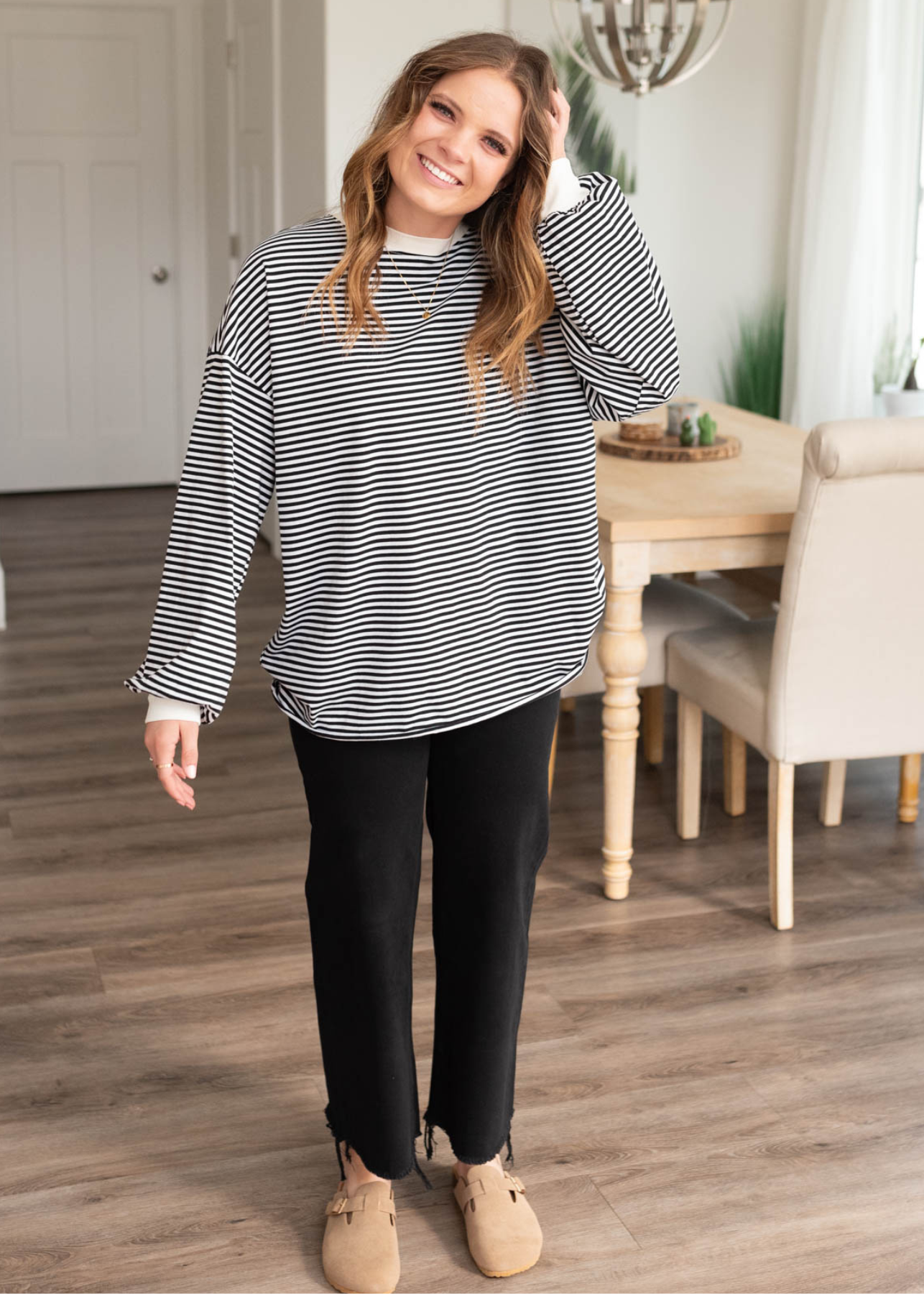 Mavin Black High Rise Wide Leg Pants