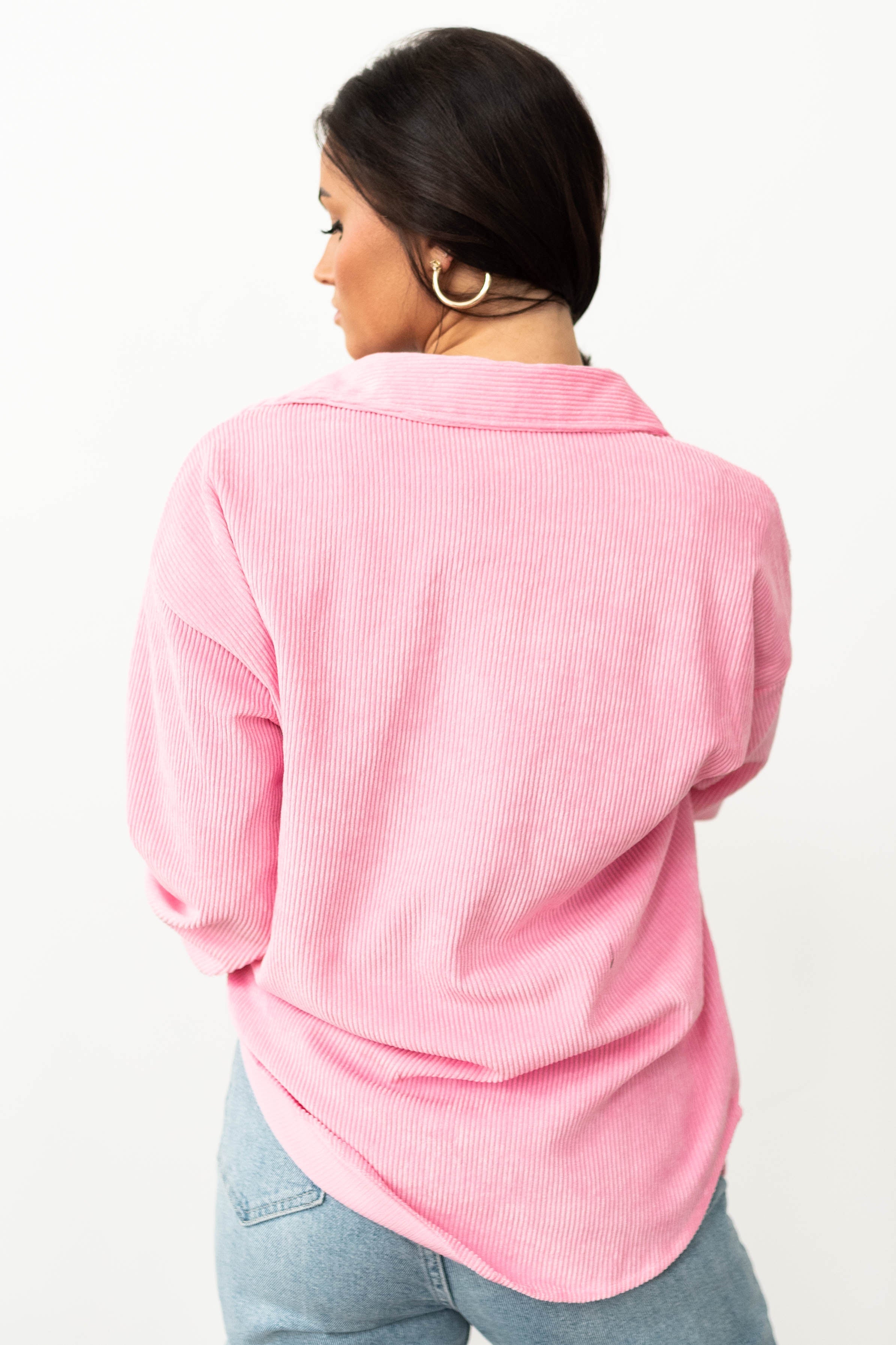 Mckaylee Pink Shacket