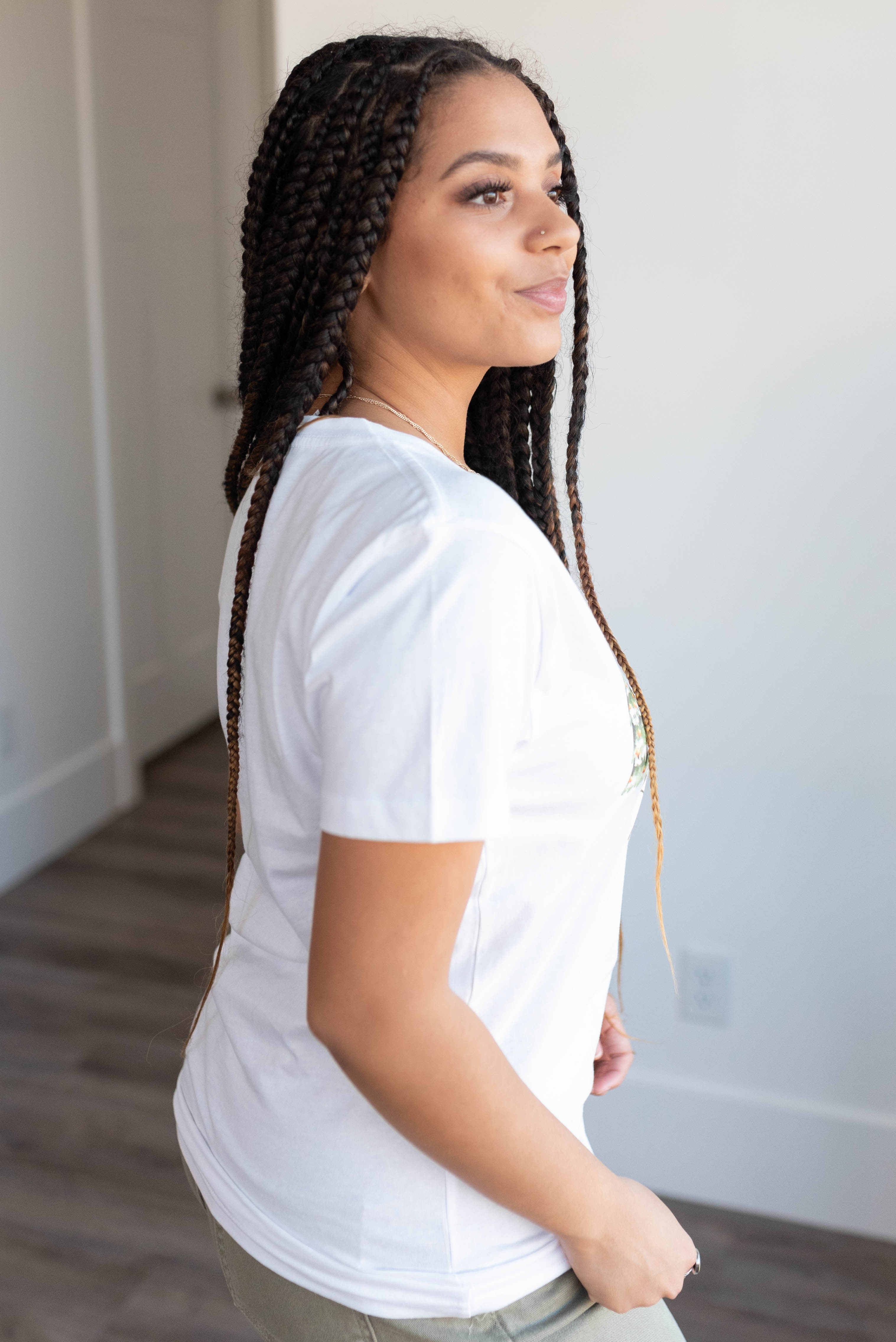 Merry Christmas Trees White T-Shirt