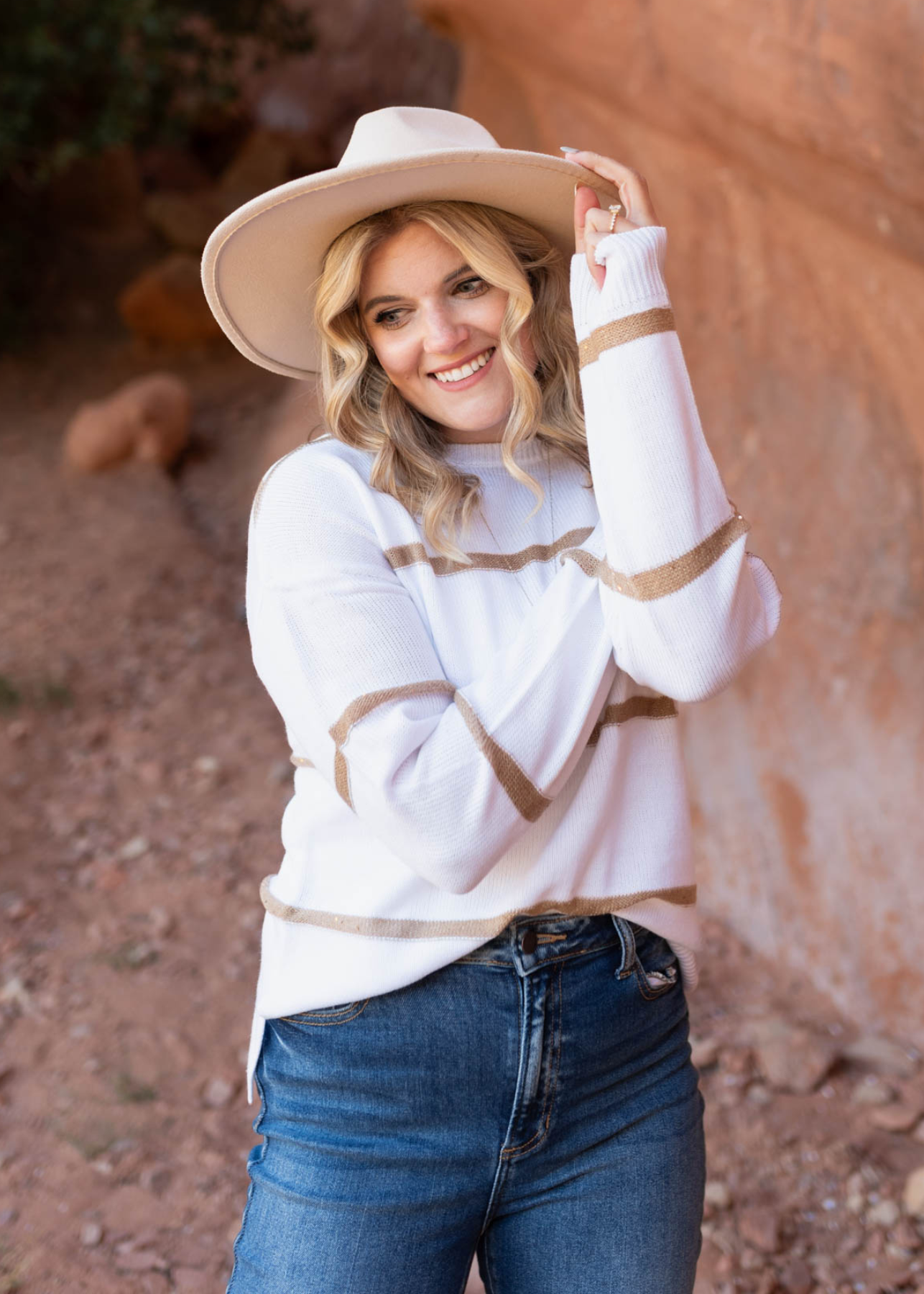 Mikayla White Sweater