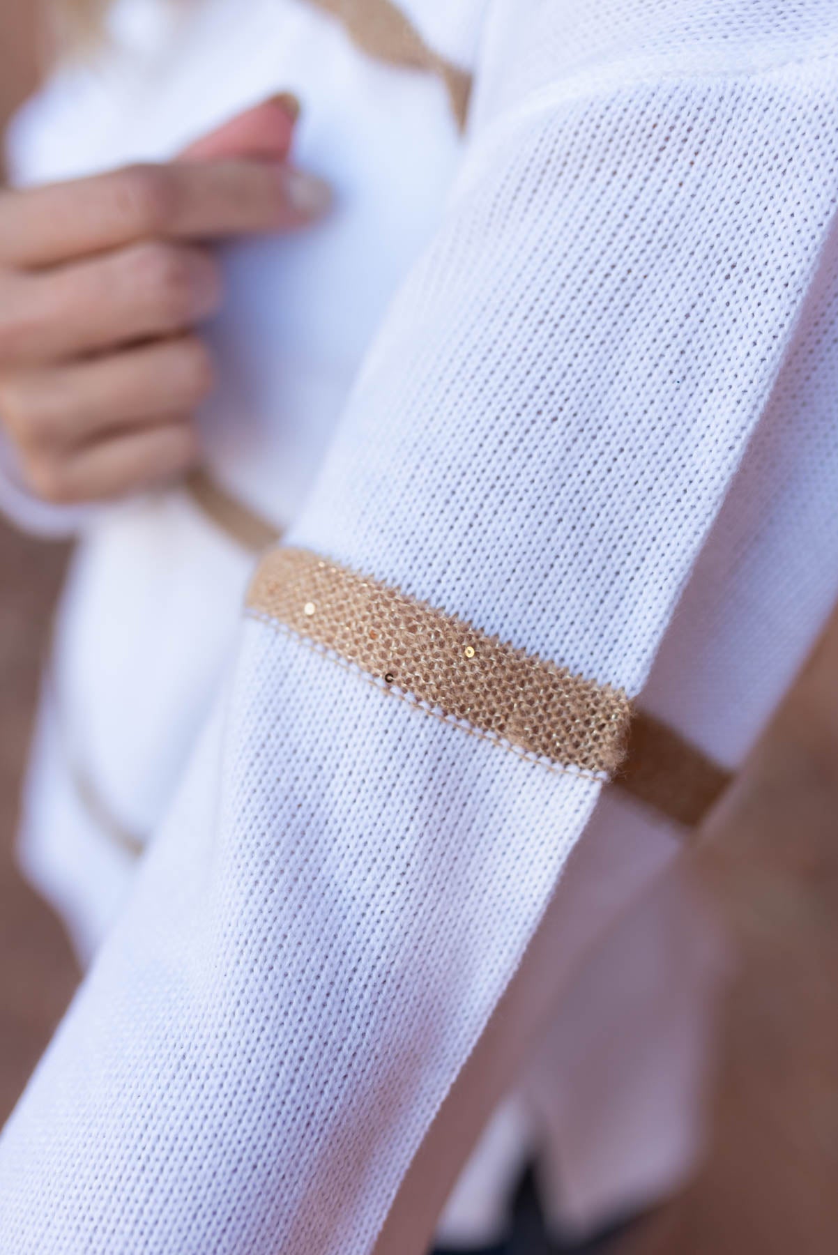 Mikayla White Sweater