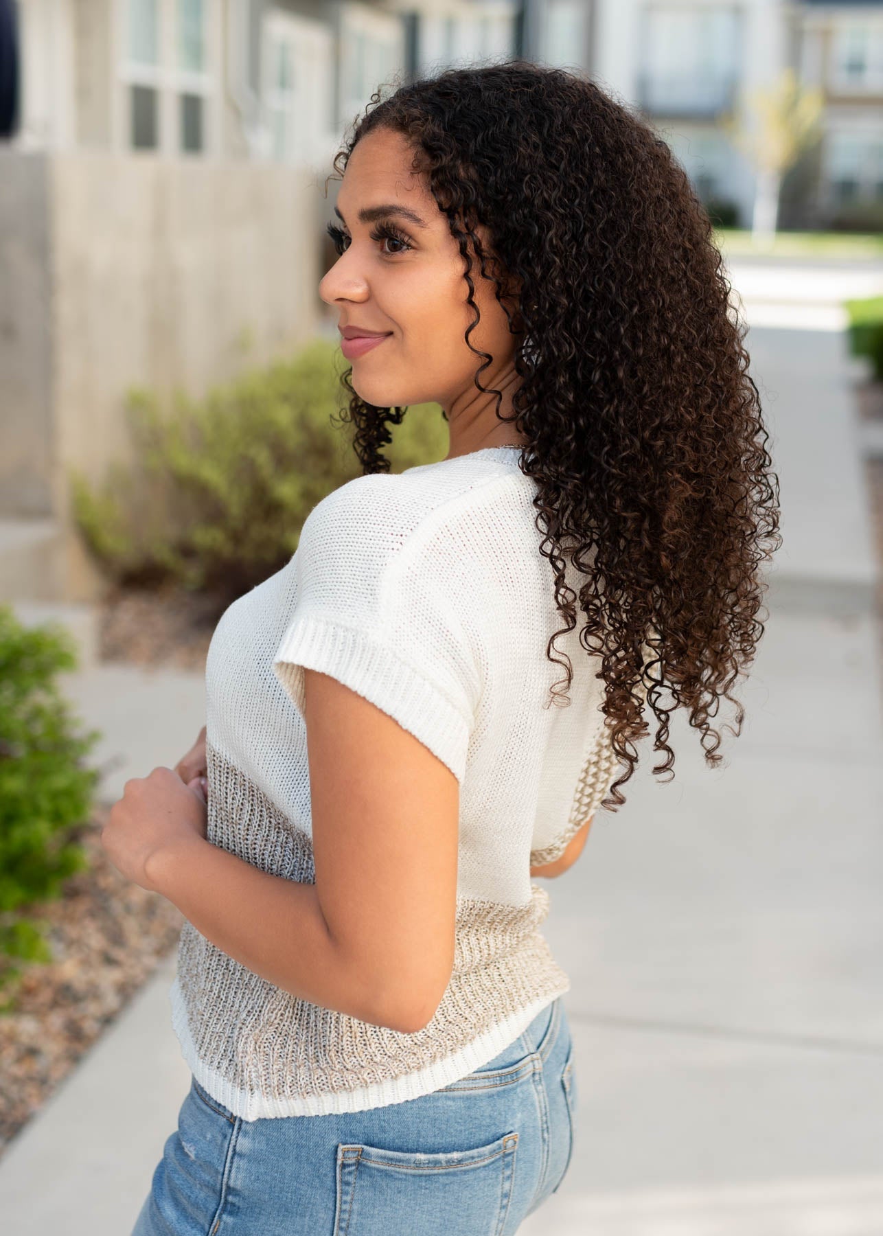 Milla Natural Knit Sweater Top