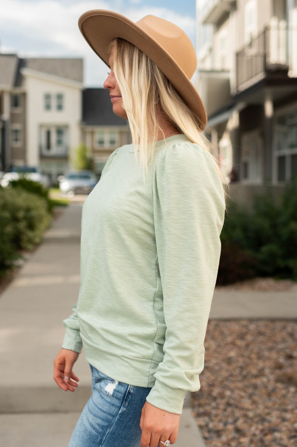 Myra Sage Sweatshirt