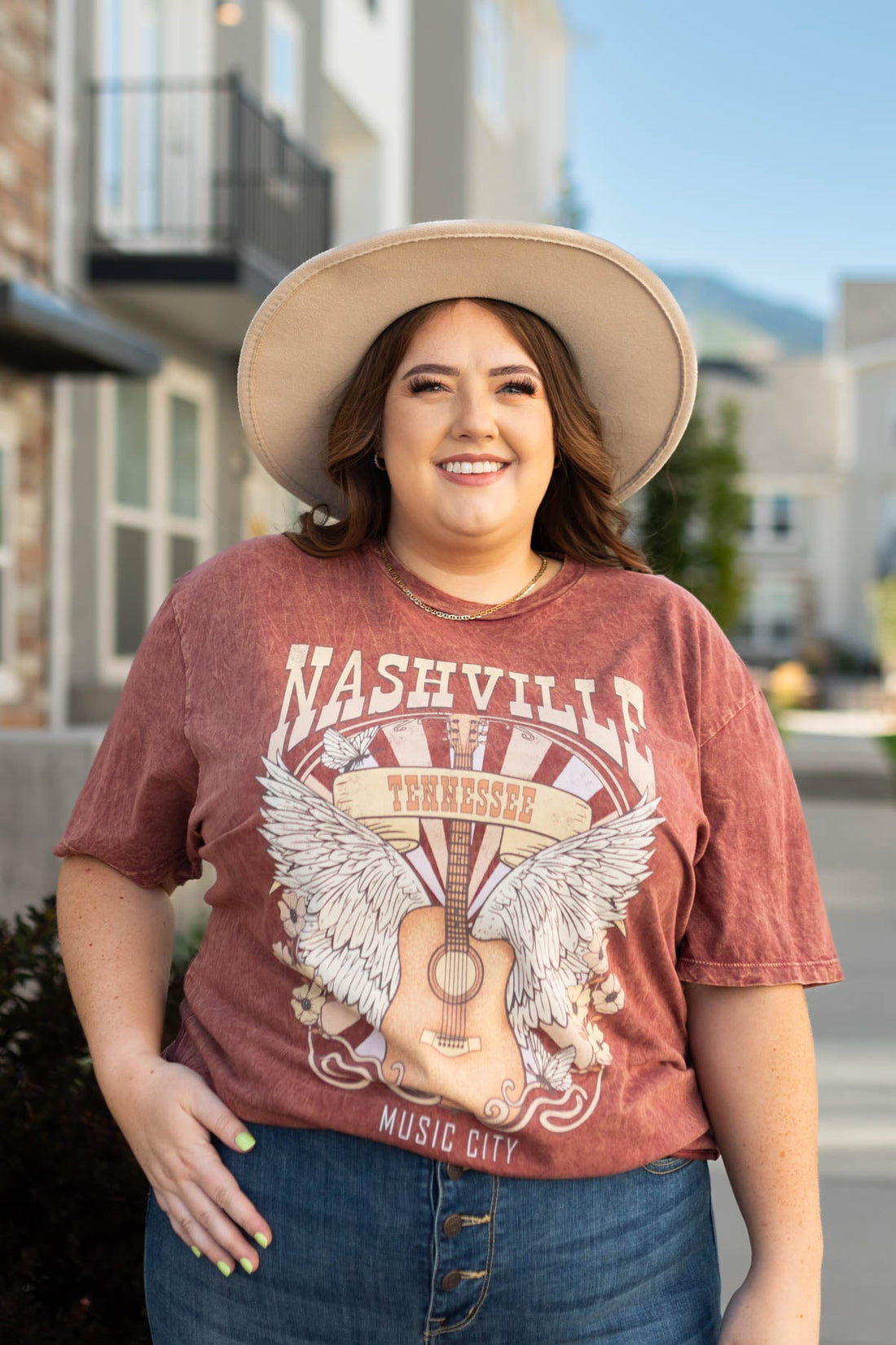 Nashville Vintage Wine Tee