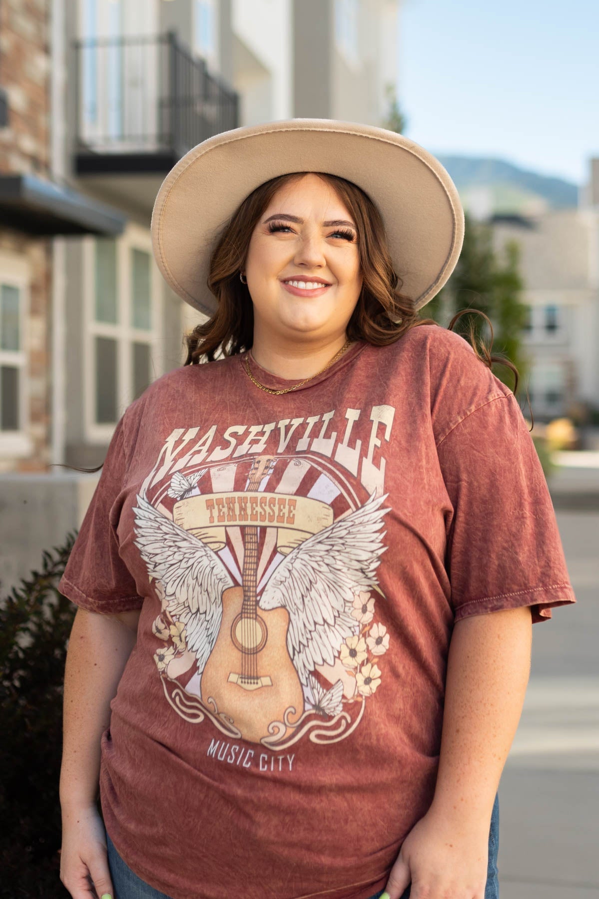 Nashville Vintage Wine Tee