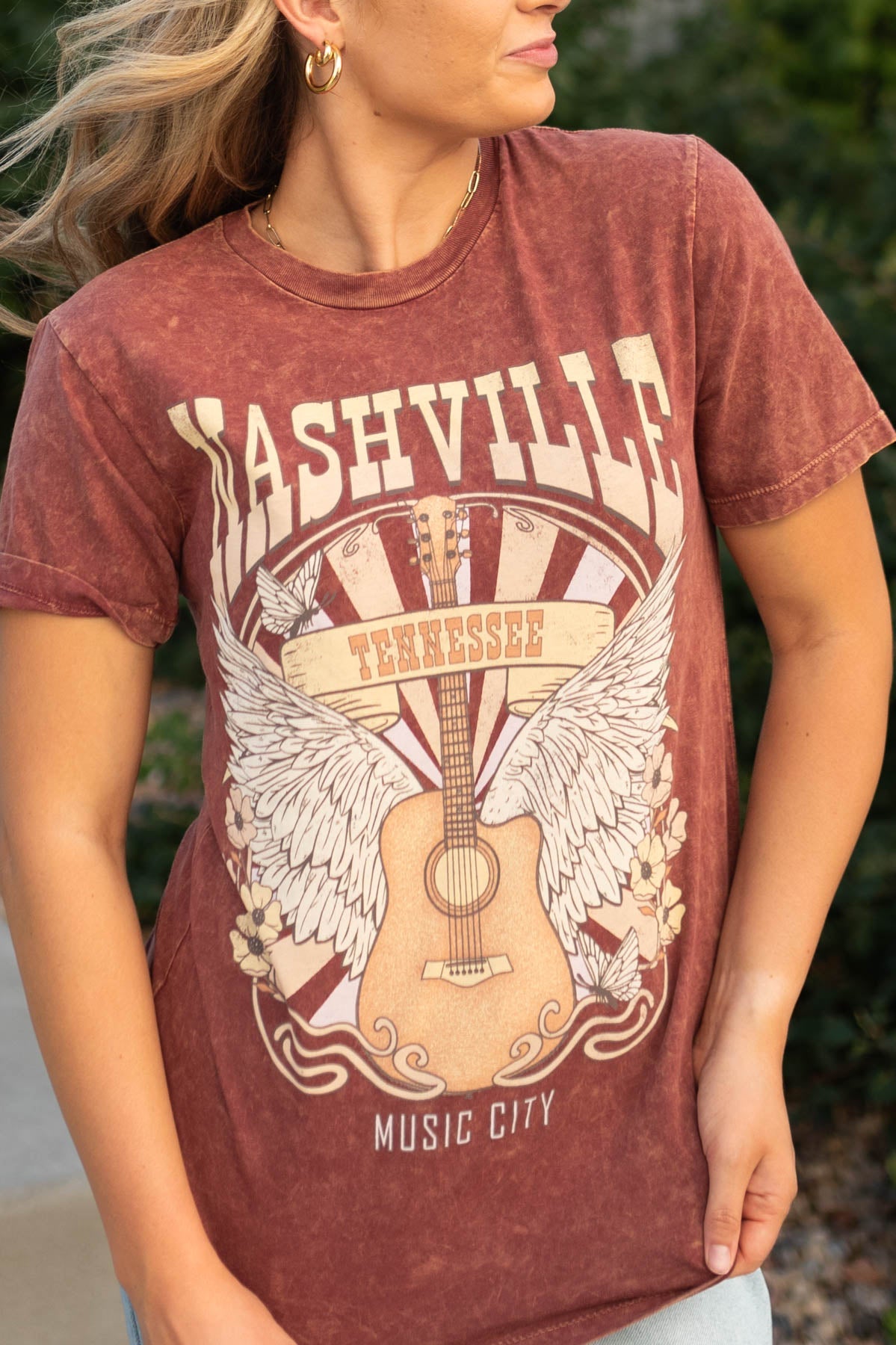 Nashville Vintage Wine Tee