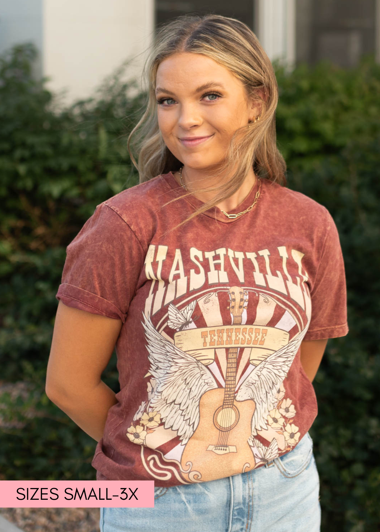 Nashville Vintage Wine Tee