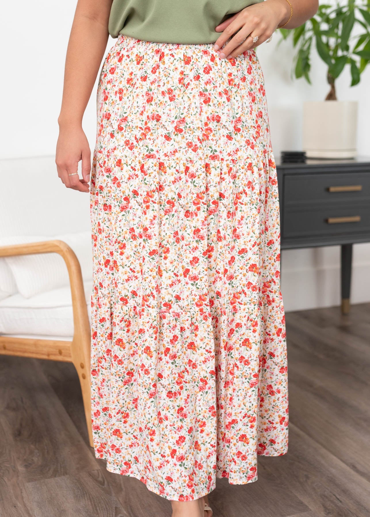 Natalia Multi Floral Skirt