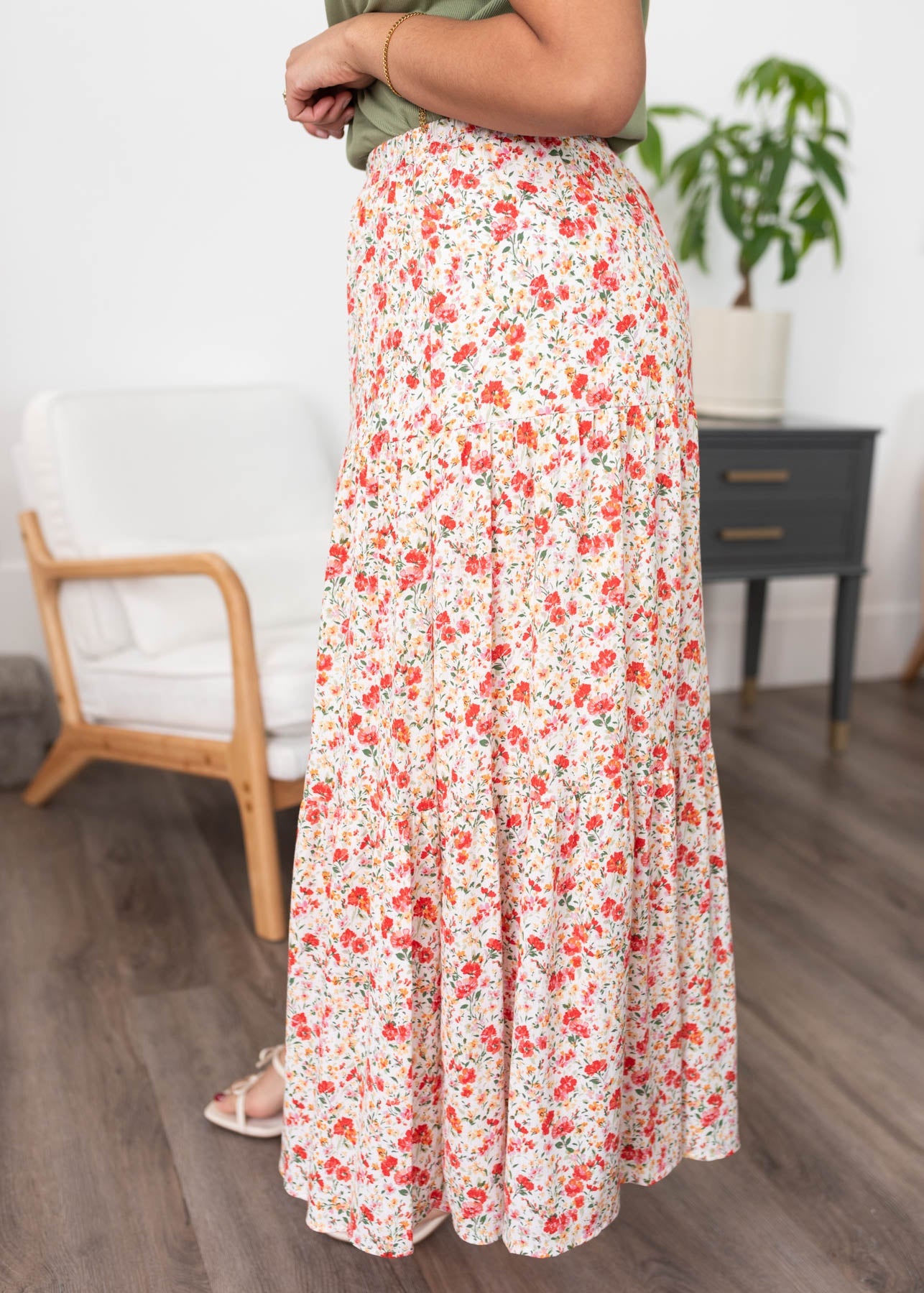 Natalia Multi Floral Skirt