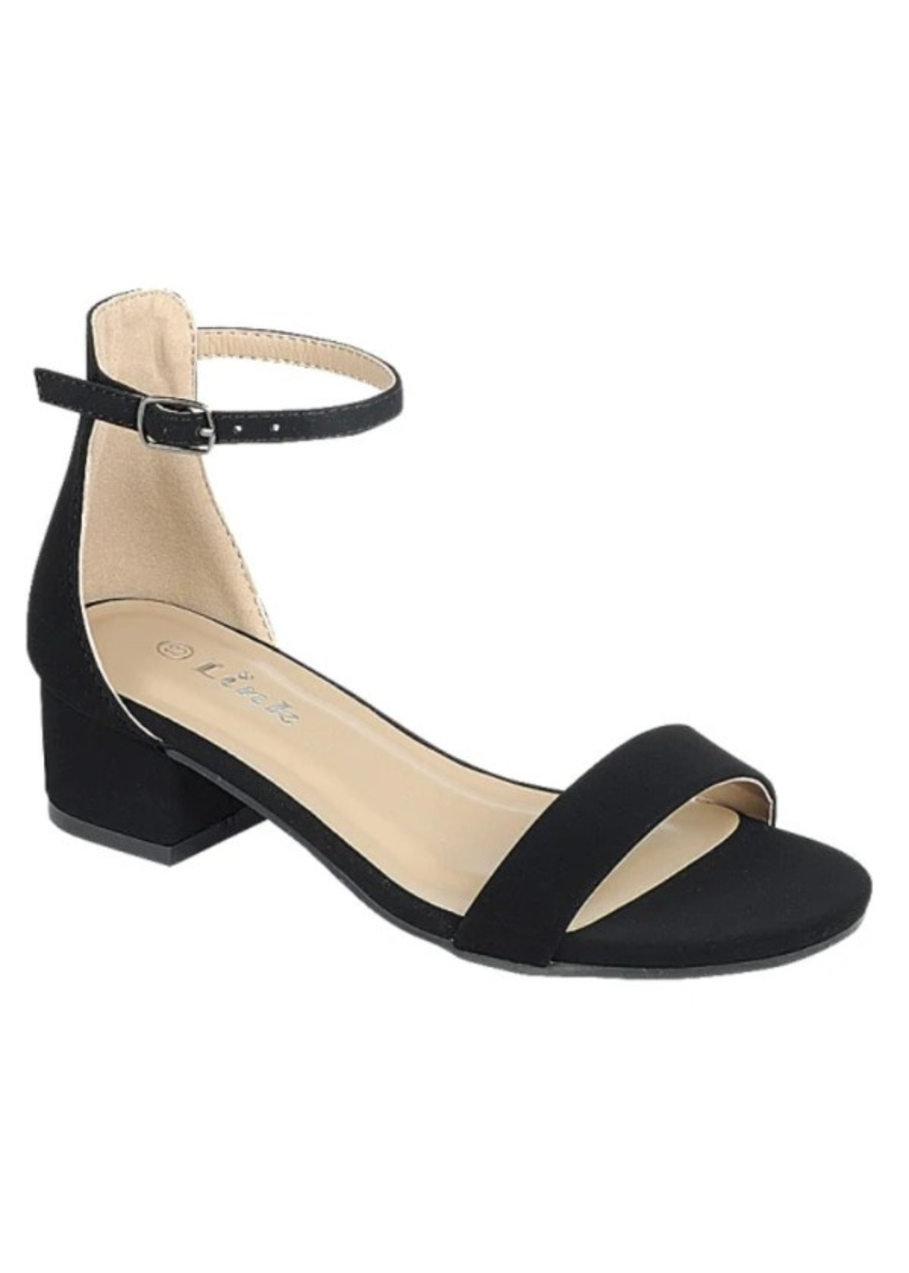 Nataly Black Little Girls Heel