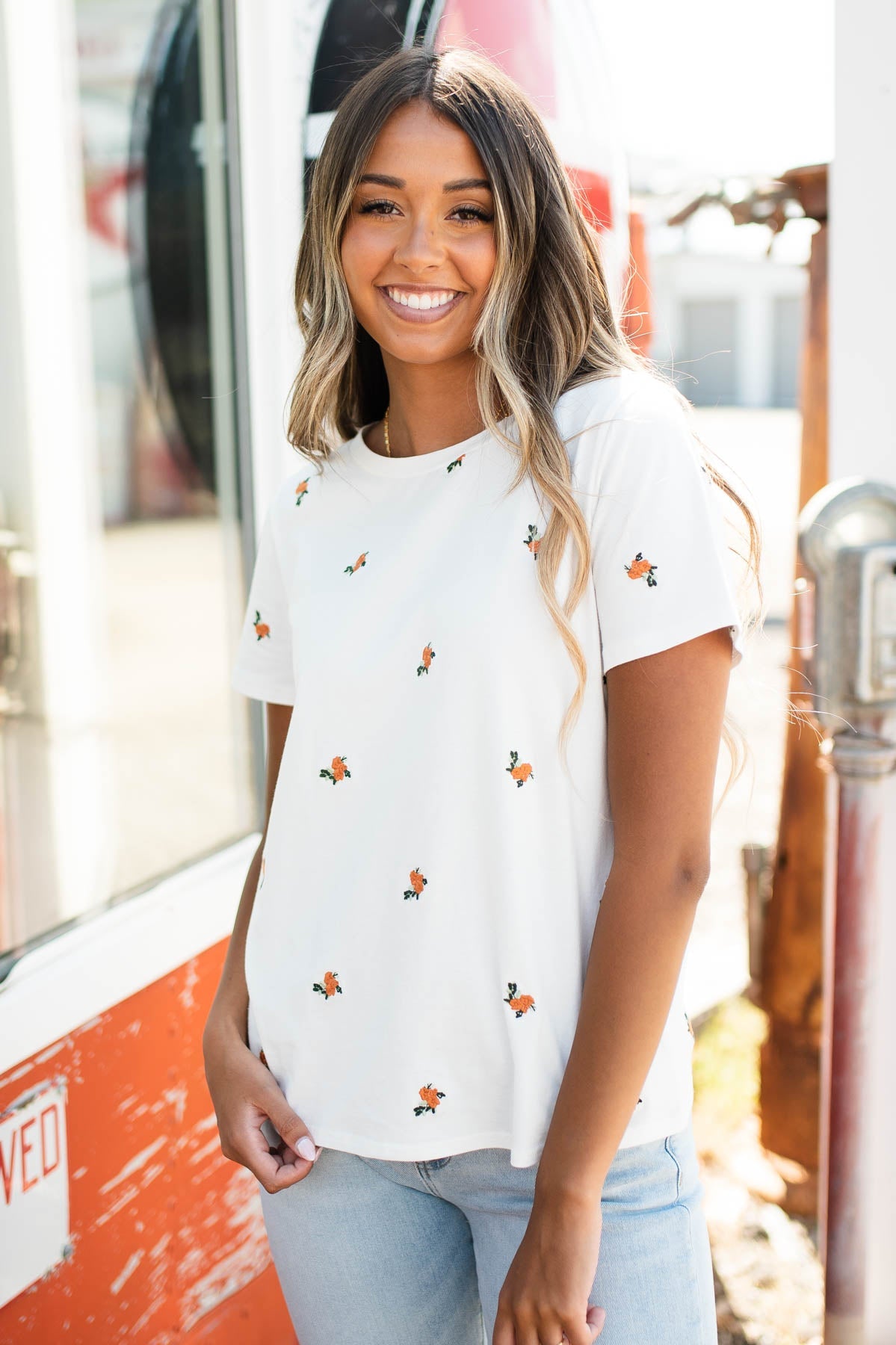 Nichole White Top