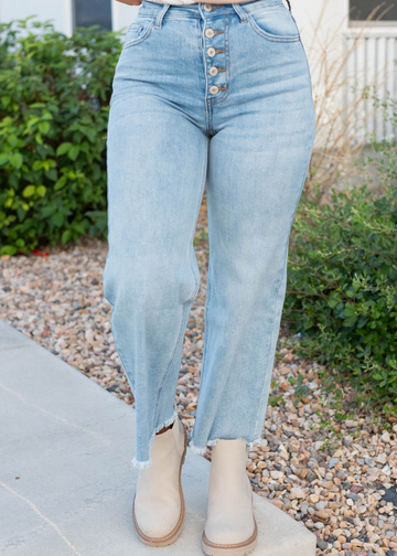 Nico Light Wide Leg Jeans