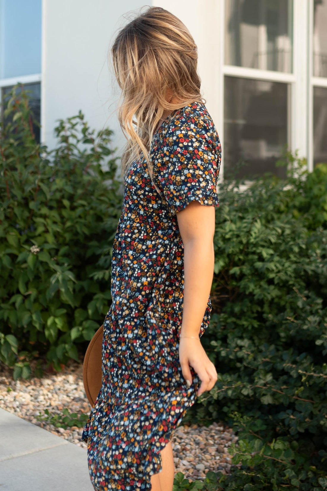Oakley Navy Floral Dress