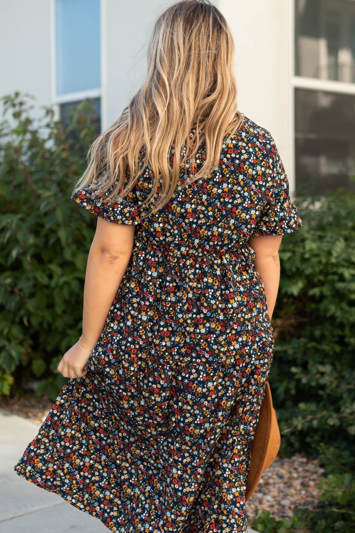 Oakley Navy Floral Dress