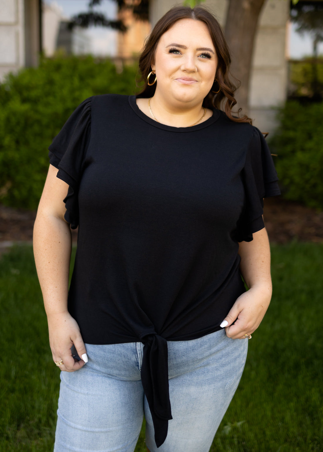 Odelia Black Top