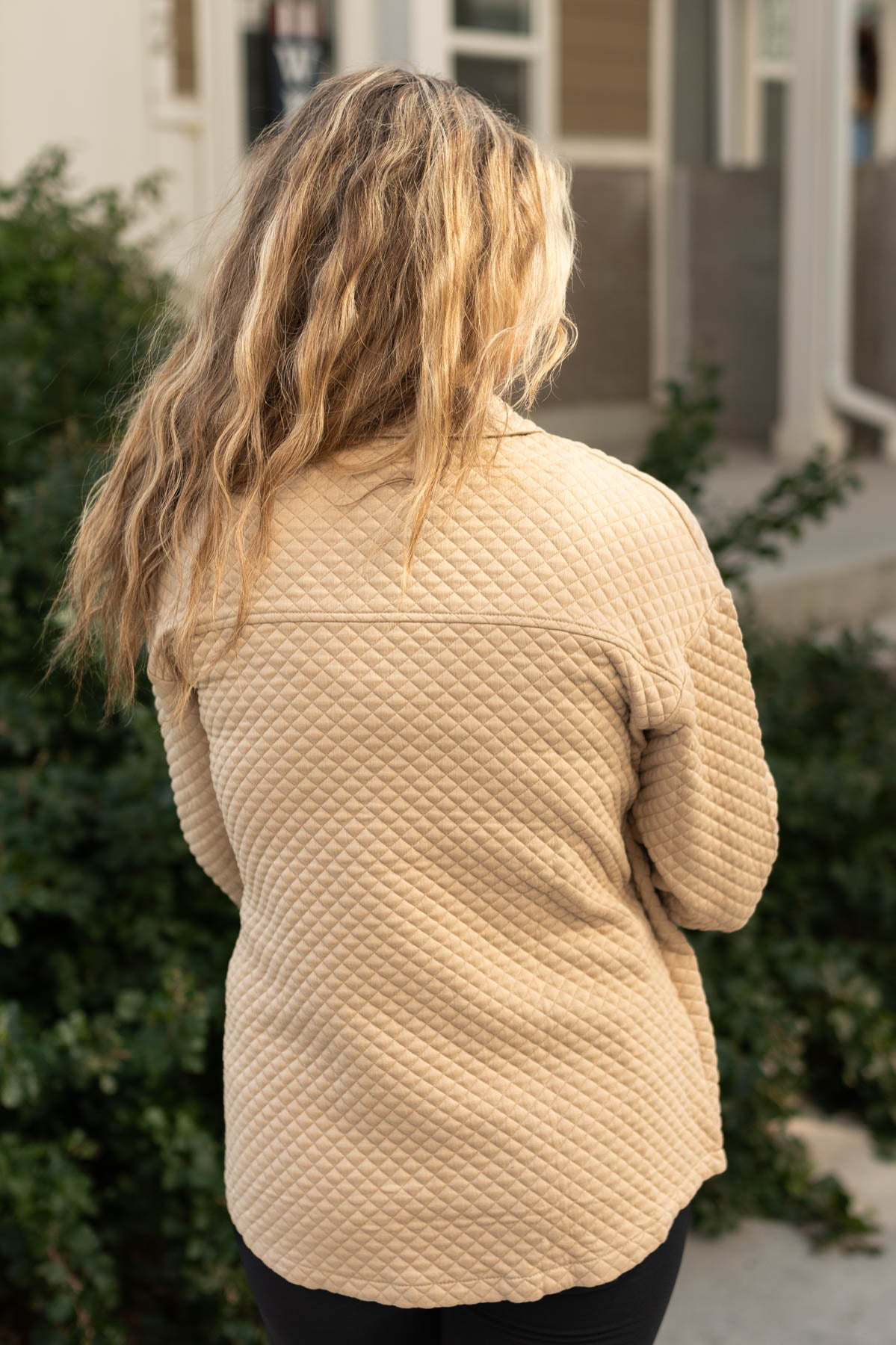 Olexa Khaki Retro Shacket