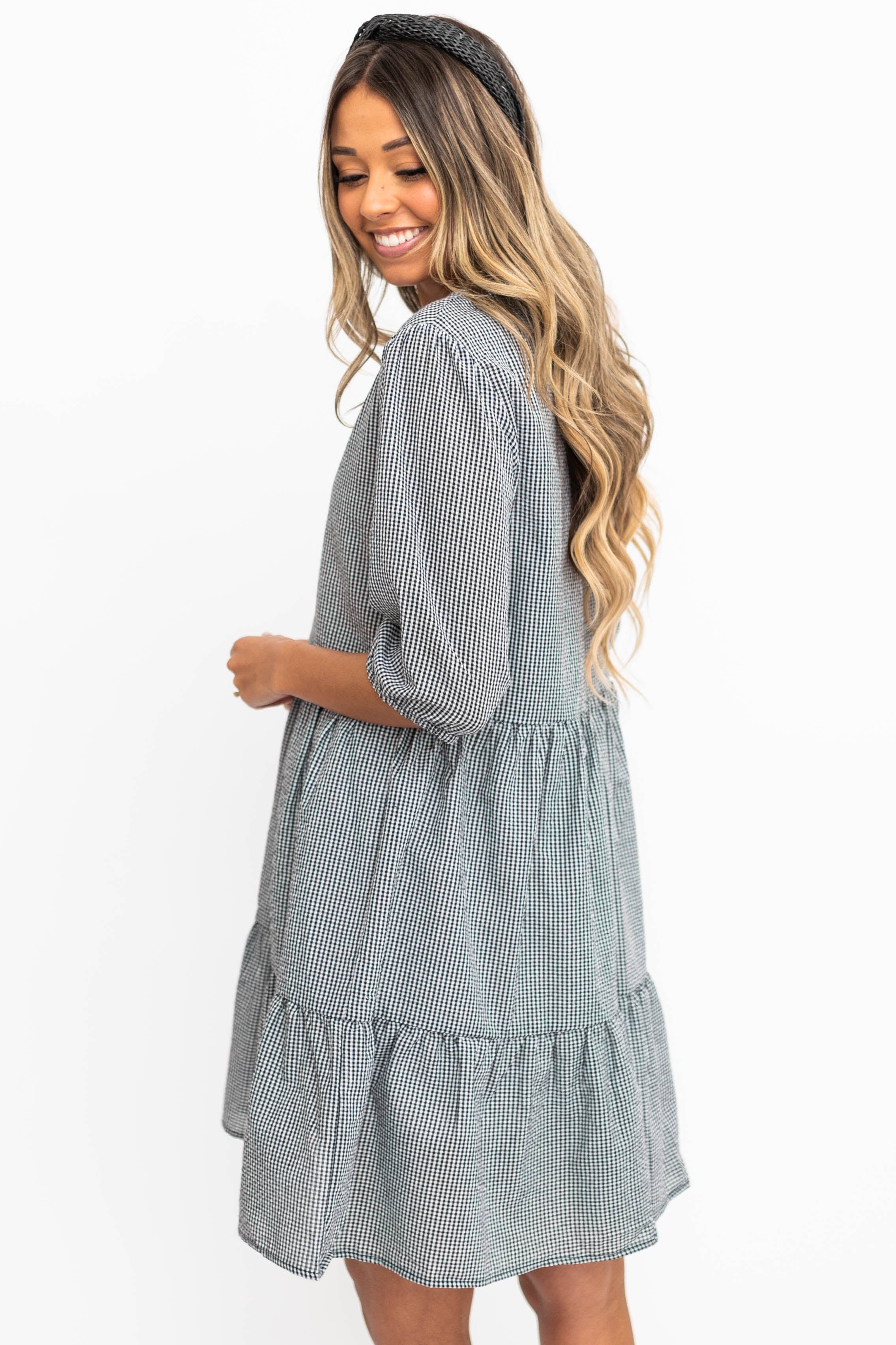 Opal Black Dress